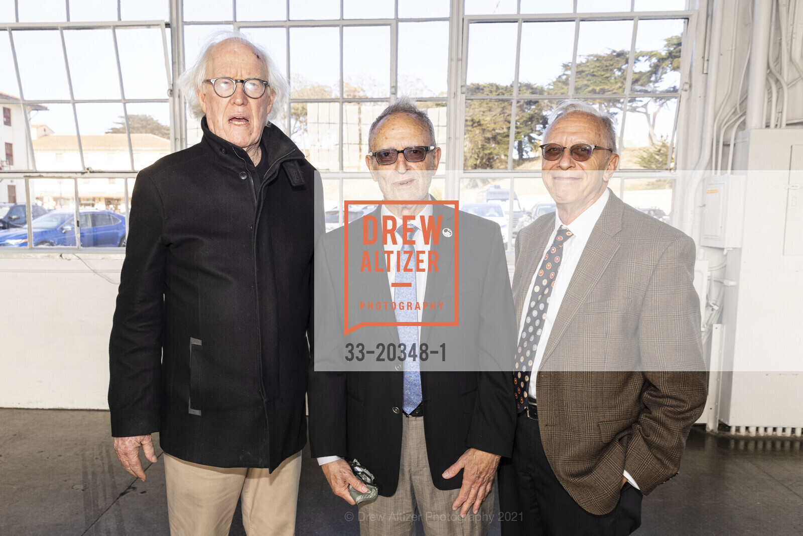 Stewart Morton, Don Andreini, Stephen Crabiel, Annual Soiree: San Francisco Heritage Celebrates 50!, Fort Mason Center for Arts and Culture. 2 Marina Blvd, June 12th, 2021, Photo #33-20348-1 Stewart Morton, Don Andreini, Stephen Crabiel, Photo #33-20348-1