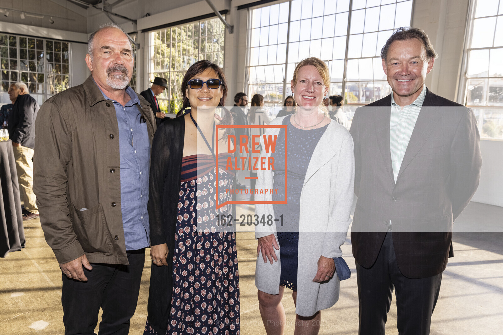Peter Birkholz, Soozee Park, Jennifer Tulley, Douglas Tulley, Annual Soiree: San Francisco Heritage Celebrates 50!, Fort Mason Center for Arts and Culture. 2 Marina Blvd, June 12th, 2021, Photo #162-20348-1 Peter Birkholz, Soozee Park, Jennifer Tulley, Douglas Tulley, Photo #162-20348-1