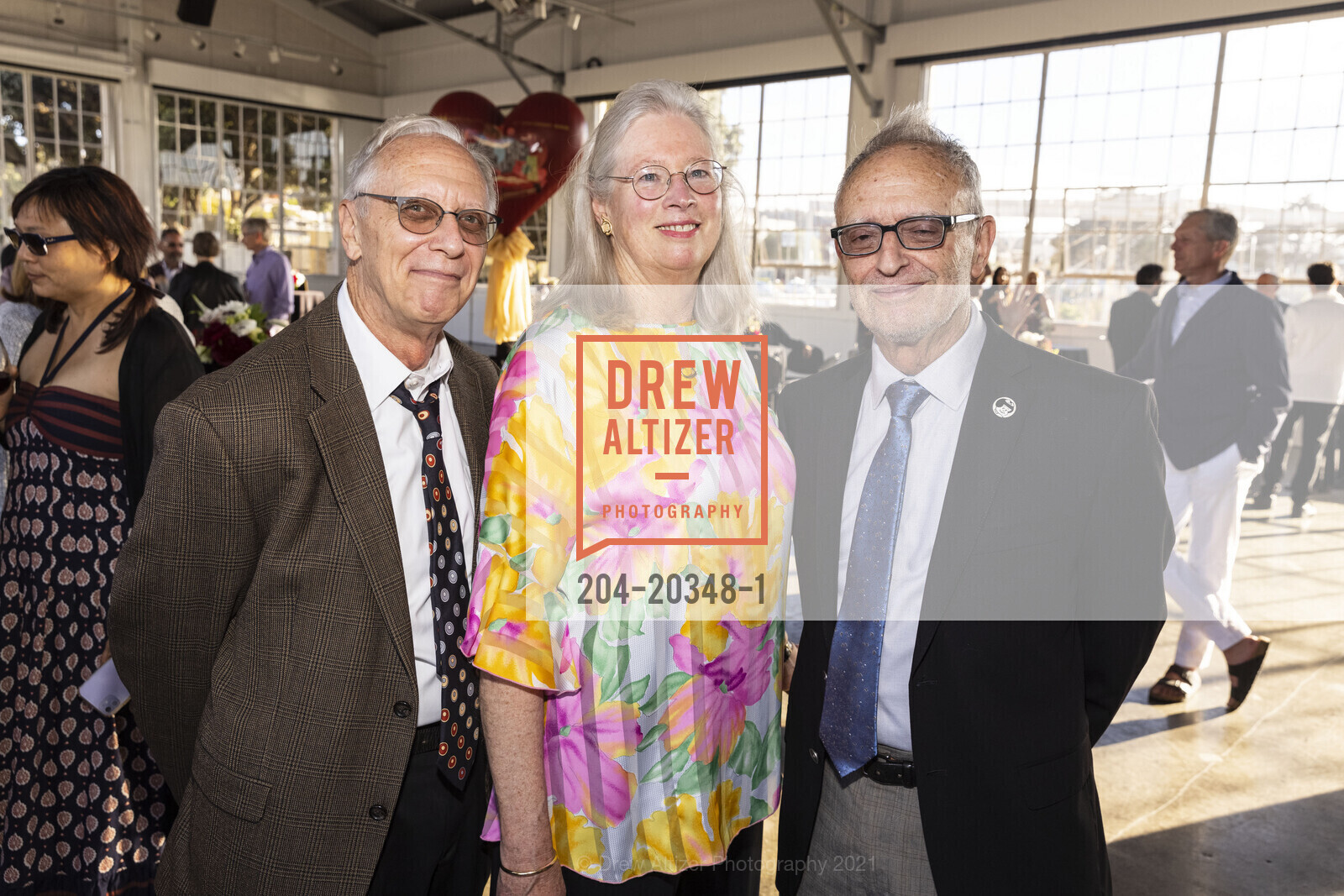 Stephen Crabiel, Courtney Clarkson, Don Andreini, Annual Soiree: San Francisco Heritage Celebrates 50!, Fort Mason Center for Arts and Culture. 2 Marina Blvd, June 12th, 2021, Photo #204-20348-1 Stephen Crabiel, Courtney Clarkson, Don Andreini, Photo #204-20348-1