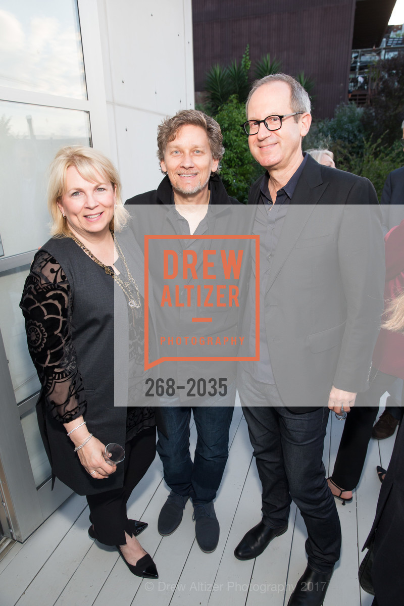Tammy Borosky, Michael Borosky, Mark Jensen, California College of the Arts Pre-Gala Party, Private Residence, April 19th, 2017, Photo #268-2035 Tammy Borosky, Michael Borosky, Mark Jensen, Photo #268-2035