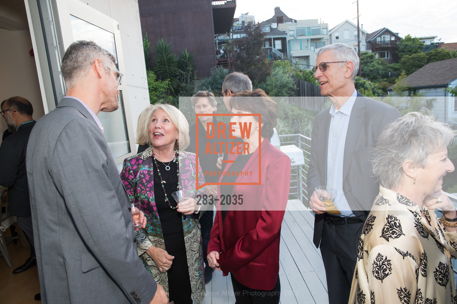 Chris Flink, Patty Fitzpatrick Kay Walker, Stephen Beal, California College of the Arts Pre-Gala Party, Private Residence, April 19th, 2017, Photo #283-2035 Chris Flink, Patty Fitzpatrick Kay Walker, Stephen Beal, Photo #283-2035