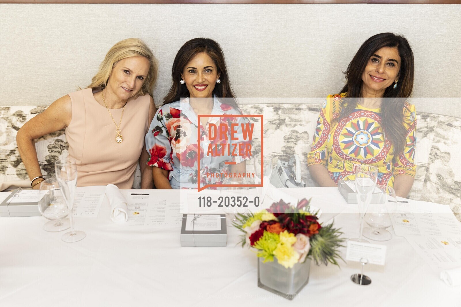 Katie Dickson, Kamal Shah, Kavita Tankha, Neiman Marcus VIP Pre-Grand Opening, Neiman-Marcus, Rotunda. 150 Stockton St, June 14th, 2021, Photo #118-20352-0 Katie Dickson, Kamal Shah, Kavita Tankha, Photo #118-20352-0