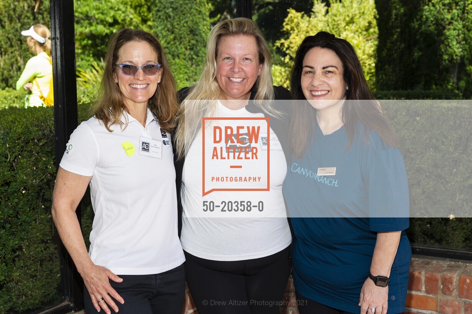 Amy Paye Venuto, Hope Patricia Daly, Jeanine, Inside Anne's Closet Wellness Event 2021 at Filoli Sponsored by Canyon Ranch, Filoli. 86 Canada Road, June 21st, 2021, Photo #50-20358-0 Amy Paye Venuto, Hope Patricia Daly, Jeanine, Photo #50-20358-0