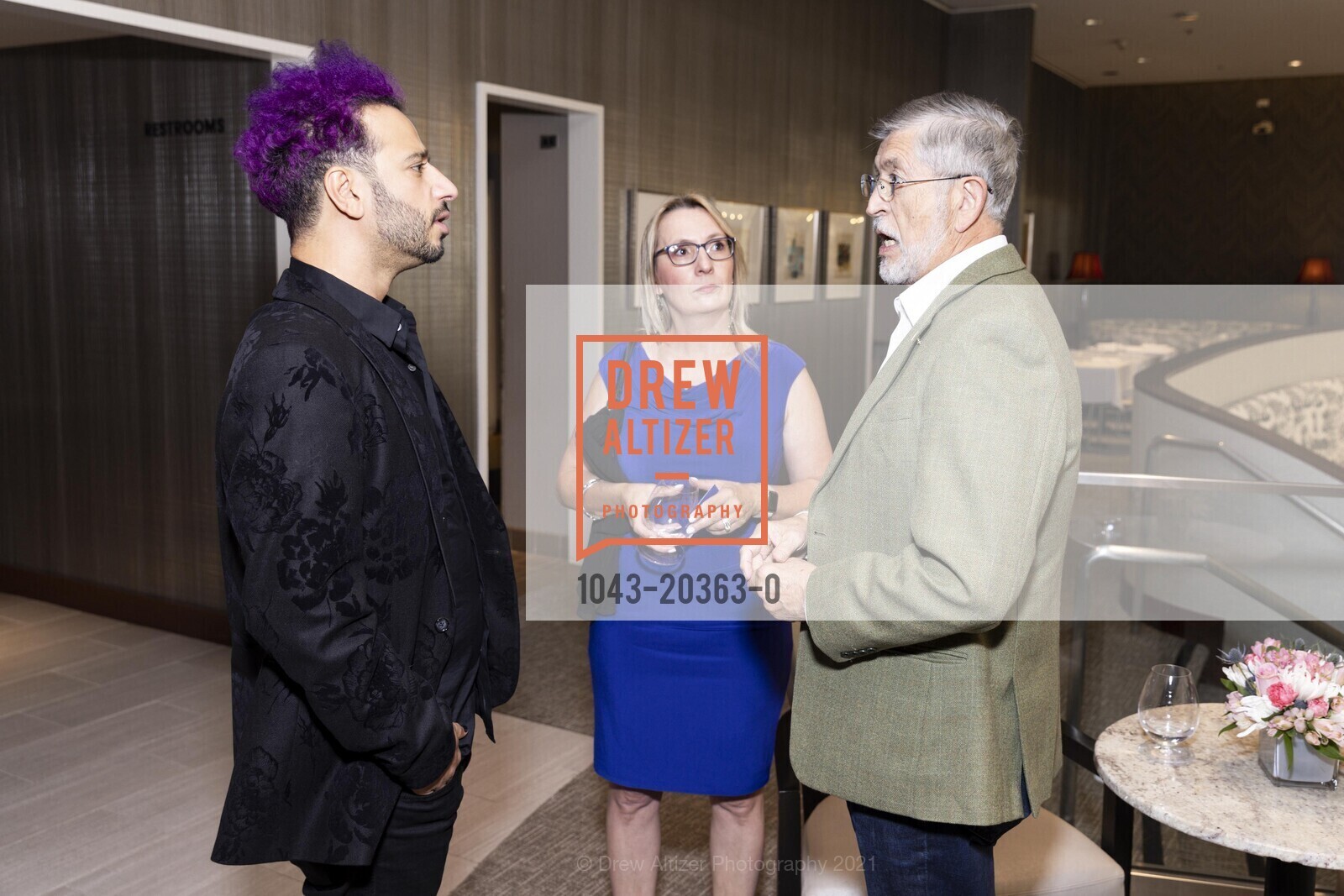 Subhi Barakat, Sophie Risner, Morris Chubb, Neiman Marcus hosts Haute Living Launch Cocktail Party 2021, Neiman Marcus. 150 Stockton St, July 13th, 2021, Photo #1043-20363-0 Subhi Barakat, Sophie Risner, Morris Chubb, Photo #1043-20363-0