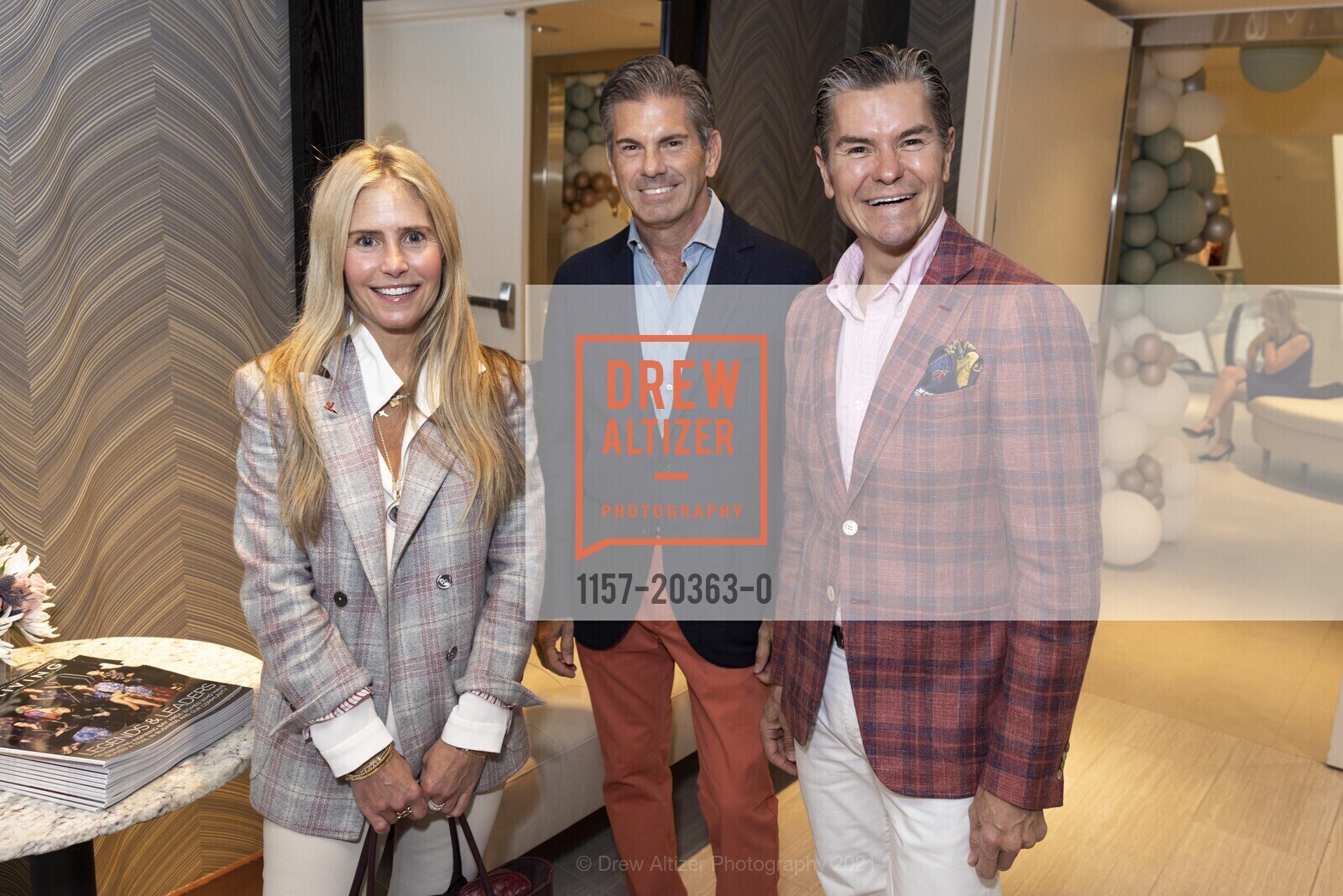 Linda Hughes, Patrick Brown, Chris Meza, Neiman Marcus hosts Haute Living Launch Cocktail Party 2021, Neiman Marcus. 150 Stockton St, July 13th, 2021, Photo #1157-20363-0 Linda Hughes, Patrick Brown, Chris Meza, Photo #1157-20363-0
