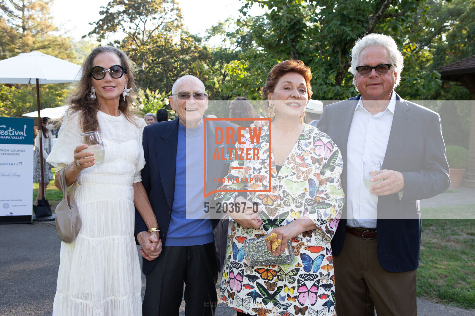Valerie Gargiulo, Jan Shrem, Maria Manetti Shrem, Jeff Gargiulo, Opening Night with Lisette Oropesa - Festival Napa Valley, Charles Krug. 2800 Main St, Photo #5-20367-0 Valerie Gargiulo, Jan Shrem, Maria Manetti Shrem, Jeff Gargiulo, Photo #5-20367-0