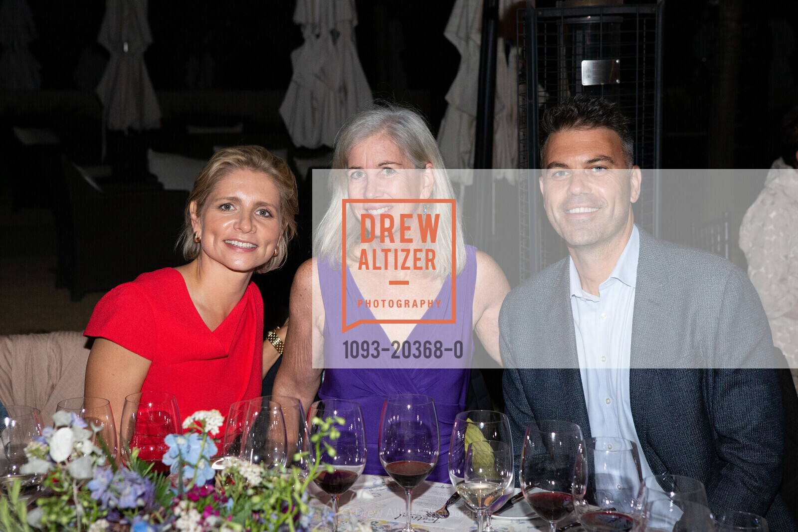 Sabrina Persson, Celia Welch, Timothy Persson, Hall Winery Patron's Dinner at Festival Napa Valley 2021, Hall Winery. 401 Saint Helena Highway, Photo #1093-20368-0 Sabrina Persson, Celia Welch, Timothy Persson, Photo #1093-20368-0