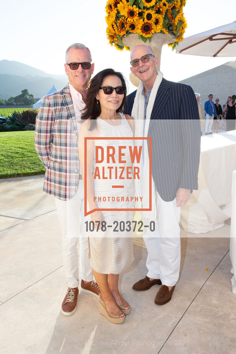 Paul Hanneman, Audrey Hanneman, Jon Holman, Opus One Patron Dinner - Festival Napa Valley 2021, Opus One Winery. 7900 St Helena Hwy, July 17th, 2021, Photo #1078-20372-0 Paul Hanneman, Audrey Hanneman, Jon Holman, Photo #1078-20372-0