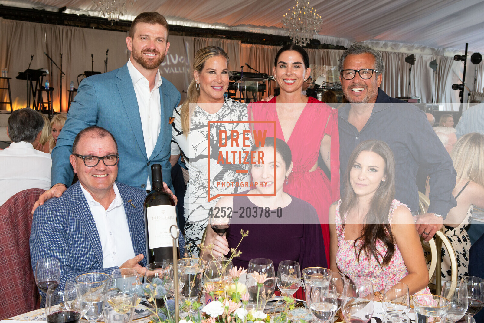 Carlo Trinchero, Leigh Anne Torres, Maria Torres, Bob Torres, Stephanie Trinchero, Arts for All Gala featuring Jennifer Hudson - Festival Napa Valley 2021, Nickel & Nickel. 8164 St. Helena Hwy, July 18th, 2021, Photo #4252-20378-0 Carlo Trinchero, Leigh Anne Torres, Maria Torres, Bob Torres, Stephanie Trinchero, Photo #4252-20378-0