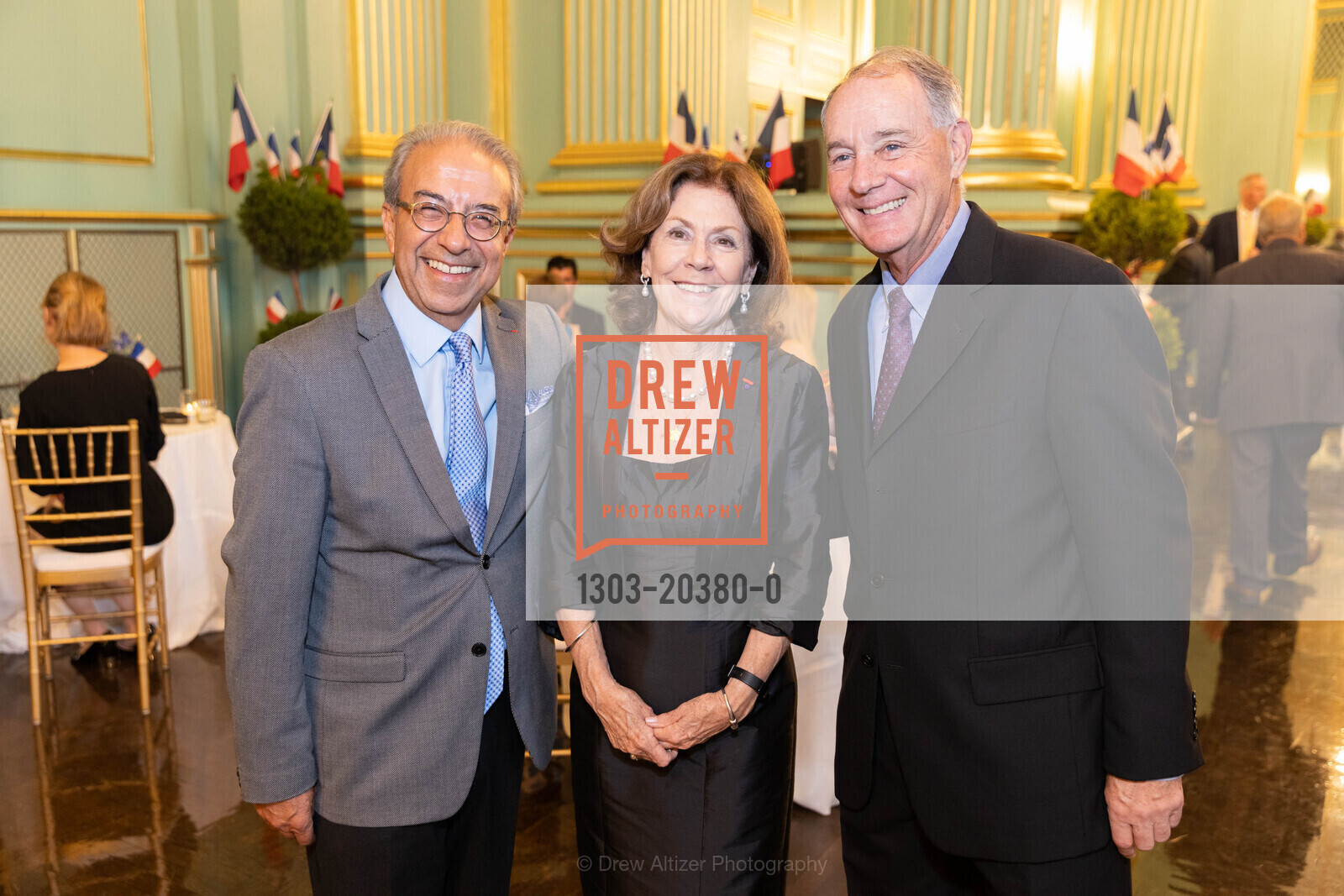 Ken Alwyn, Jane Robert, Bruce Robert, Tom Horn Receives the The French Legion of Honour, War Memorial Veterans Building, Green Room. 401 Van Ness Ave, Photo #1303-20380-0 Ken Alwyn, Jane Robert, Bruce Robert, Photo #1303-20380-0