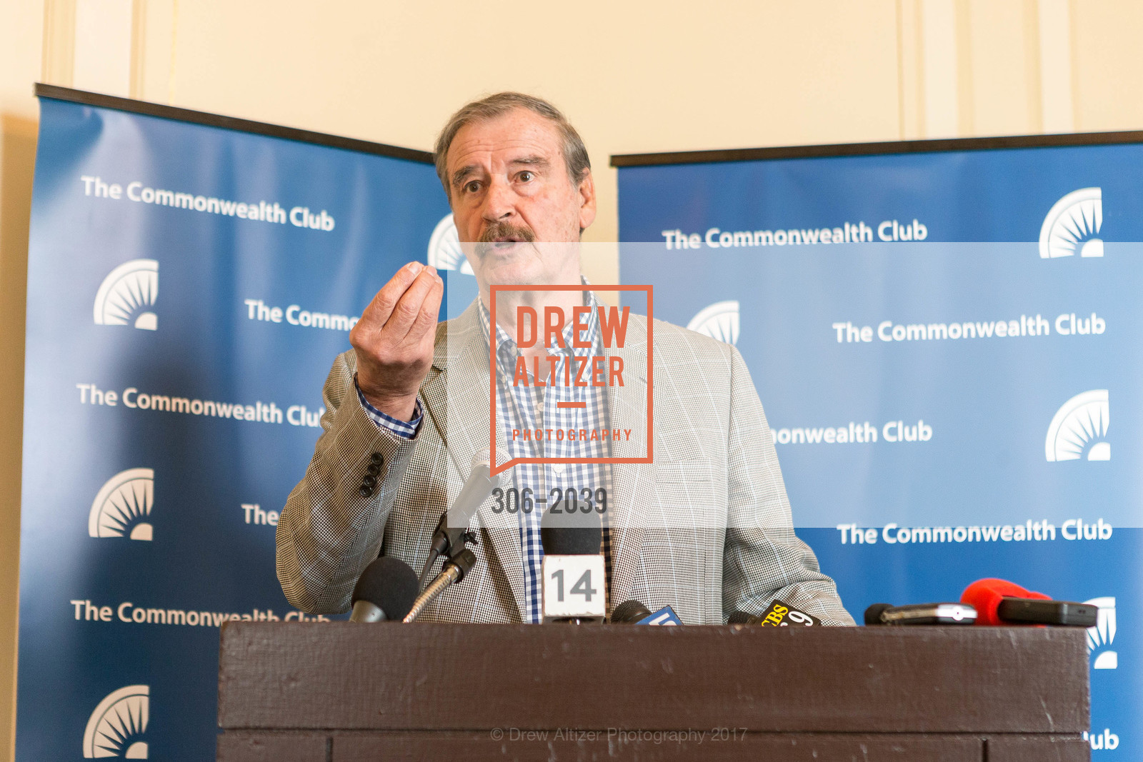 Vicente Fox, Vicente Fox at the Common Wealth Club, Marines Memorial Theatre, 10th Floor, Heritage Room. 609 Sutter Street, April 19th, 2017