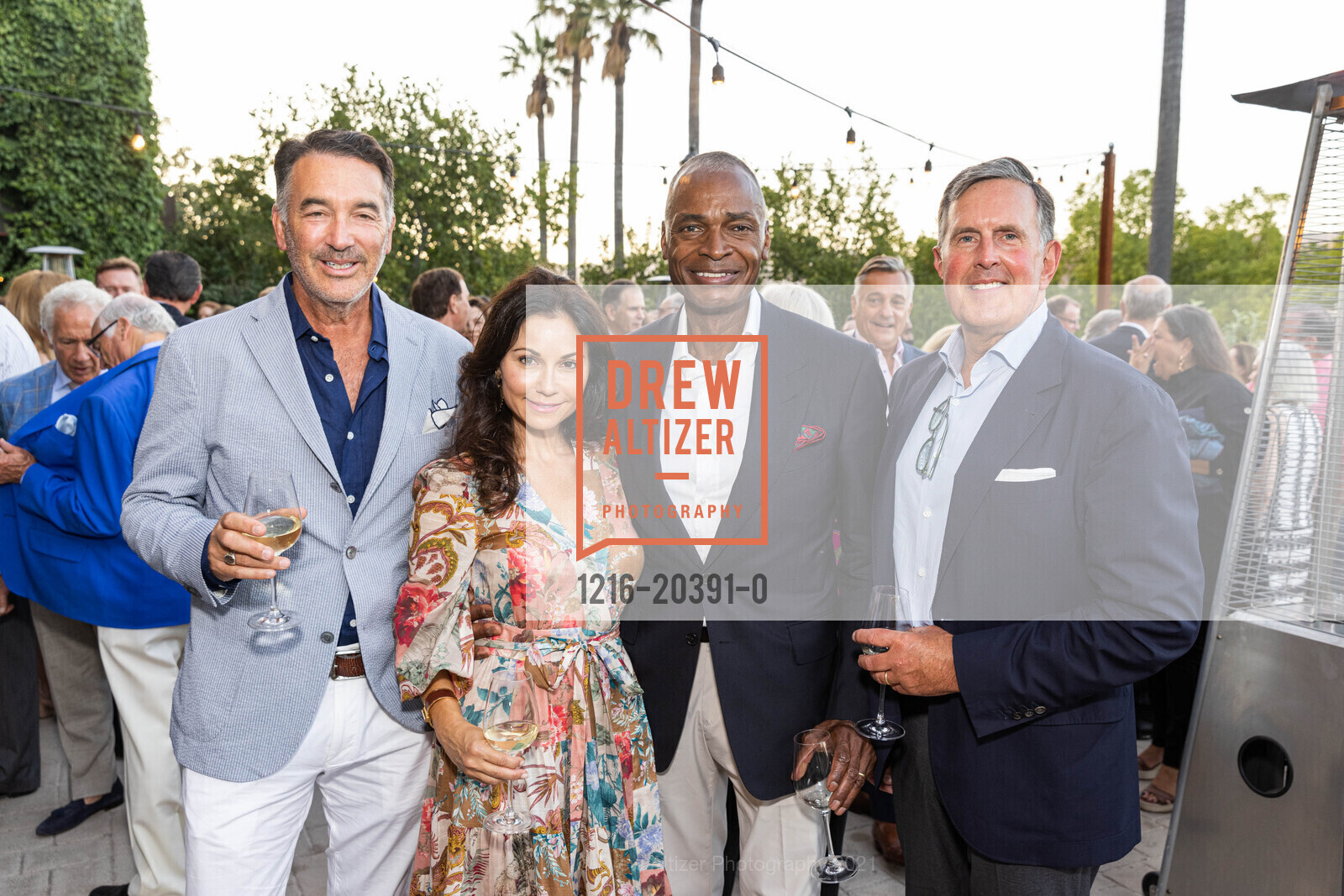 Michael Polenske, Monica Mazzei, Keith Scott, Ken Moore, Festival Napa Valley Closing Night Dinner at Greystone, CIA at Greystone. 2555 Main Street, July 24th, 2021, Photo #1216-20391-0 Michael Polenske, Monica Mazzei, Keith Scott, Ken Moore, Photo #1216-20391-0