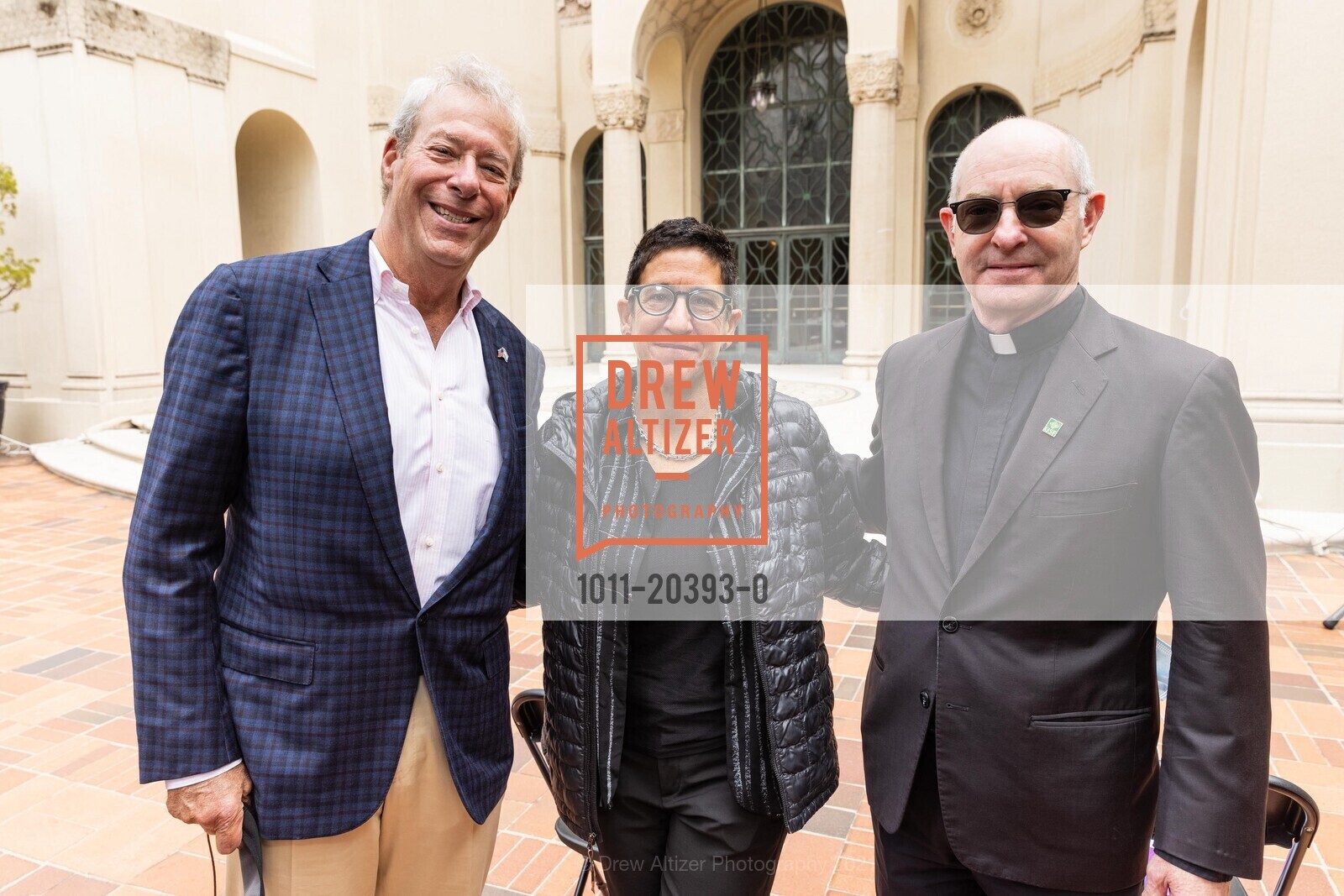 Bob Tandler, Rabbi Sydney Mintz, Paul Fitzgerald, Jewish Community Relations Council Press Conference 2021, Congregation Emanu-El. 2 Lake St, July 29th, 2021, Photo #1011-20393-0 Bob Tandler, Rabbi Sydney Mintz, Paul Fitzgerald, Photo #1011-20393-0
