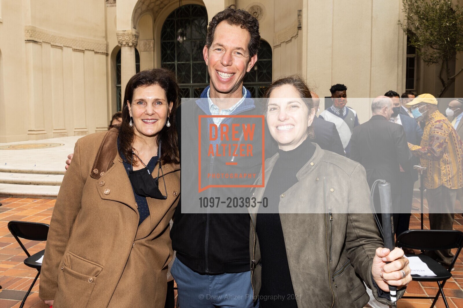 Kirsten Wolberg, Ron Hirson, Lorie Hirson, Jewish Community Relations Council Press Conference 2021, Congregation Emanu-El. 2 Lake St, July 29th, 2021, Photo #1097-20393-0 Kirsten Wolberg, Ron Hirson, Lorie Hirson, Photo #1097-20393-0