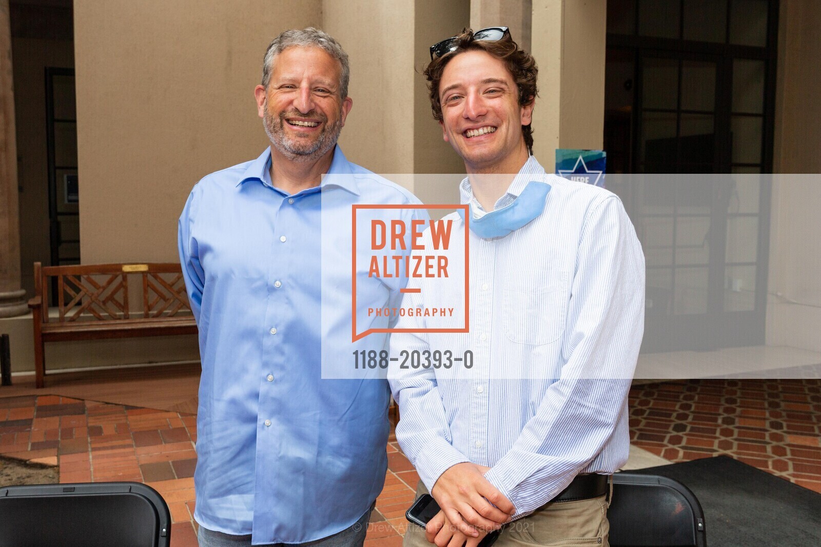 Steven Ganz, Jacob Ganz, Jewish Community Relations Council Press Conference 2021, Congregation Emanu-El. 2 Lake St, July 29th, 2021, Photo #1188-20393-0 Steven Ganz, Jacob Ganz, Photo #1188-20393-0