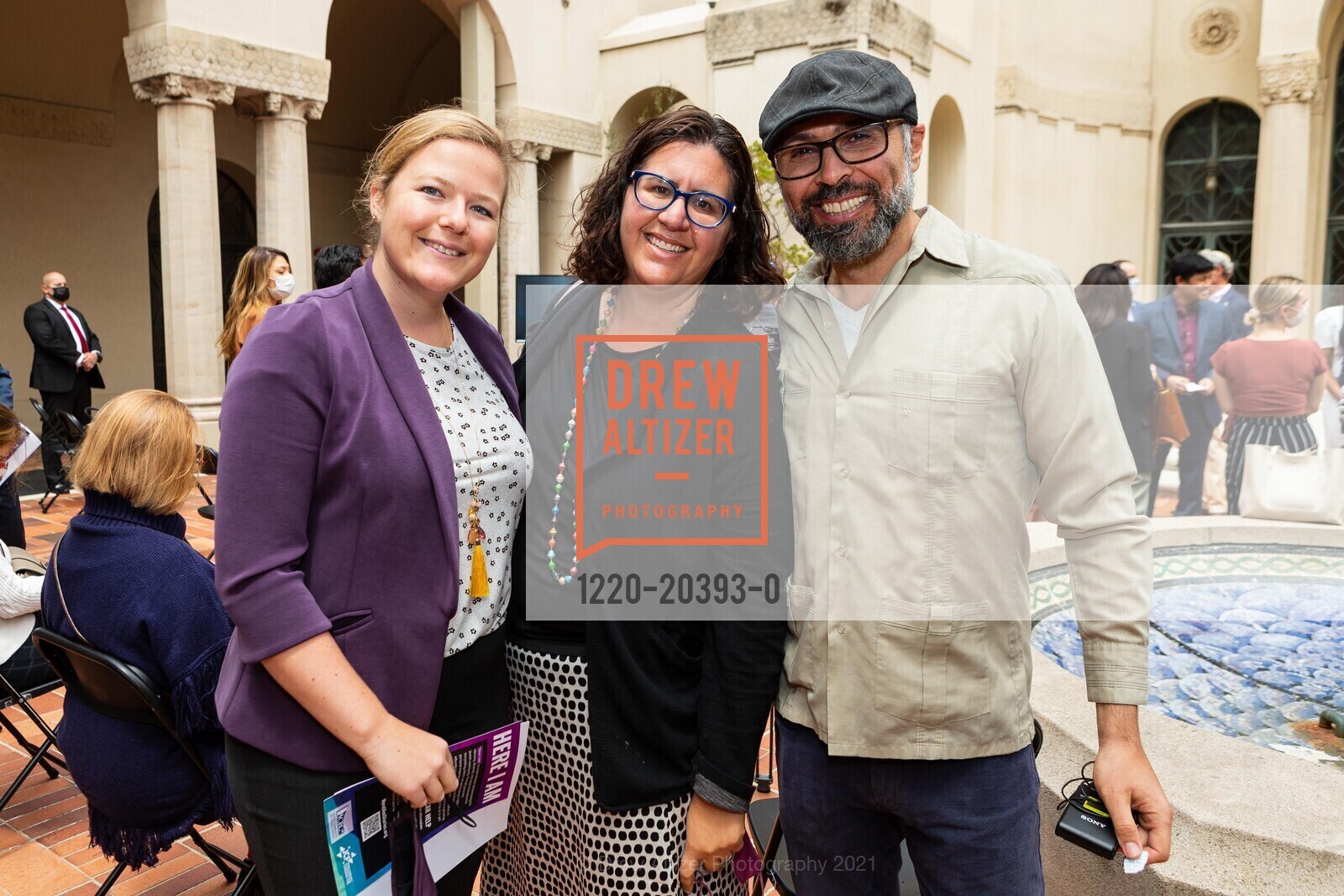 Andrea Struve, Morgan Blum Schneider, Yoav Potash, Jewish Community Relations Council Press Conference 2021, Congregation Emanu-El. 2 Lake St, July 29th, 2021, Photo #1220-20393-0 Andrea Struve, Morgan Blum Schneider, Yoav Potash, Photo #1220-20393-0