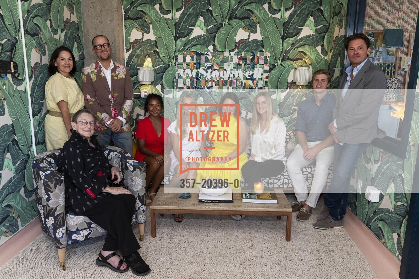 Phil Polsby, Jennifer Bedford, Dan Polsby, Estelle Honda, Kelly Bedford, Katy Polsby, Grace Willrich, Henry Willrich, Joe Mirad, CW Stockwell Grand Opening Party 2021, CW Stockwell. 360 Langston St, July 29th, 2021, Photo #357-20396-0 Phil Polsby, Jennifer Bedford, Dan Polsby, Estelle Honda, Kelly Bedford, Katy Polsby, Grace Willrich, Henry Willrich, Joe Mirad, Photo #357-20396-0
