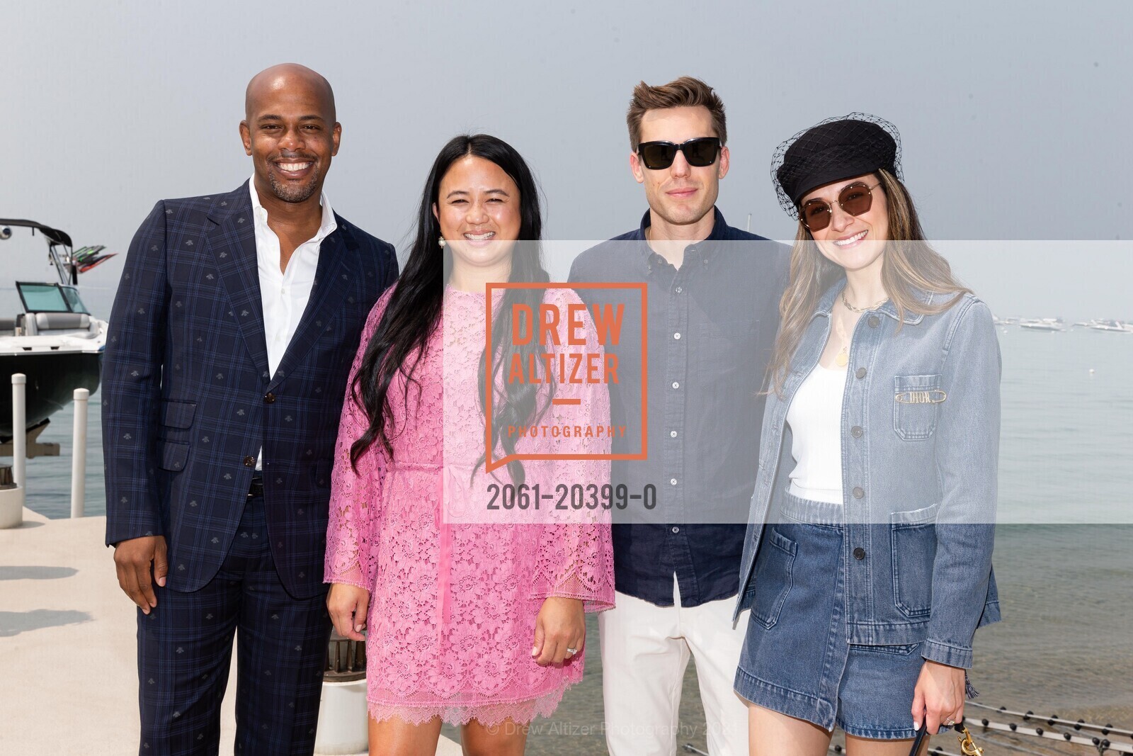 Eric Hamilton, Renee Santos, Joshua Munsch, Margaret Holcomb, Saks Fifth Avenue & Oscar de la Renta Fashion Show Benefiting the League to Save Lake Tahoe, Private Residence, August 7th, 2021, Photo #2061-20399-0 Eric Hamilton, Renee Santos, Joshua Munsch, Margaret Holcomb, Photo #2061-20399-0