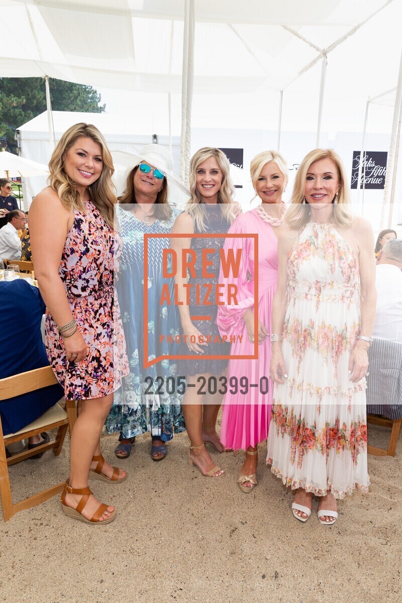 Jean West, Brenda Reeves, Lindsay Hoffbuhr, Kathy Coover, Katie Lee, Saks Fifth Avenue & Oscar de la Renta Fashion Show Benefiting the League to Save Lake Tahoe, Private Residence, August 7th, 2021, Photo #2205-20399-0 Jean West, Brenda Reeves, Lindsay Hoffbuhr, Kathy Coover, Katie Lee, Photo #2205-20399-0