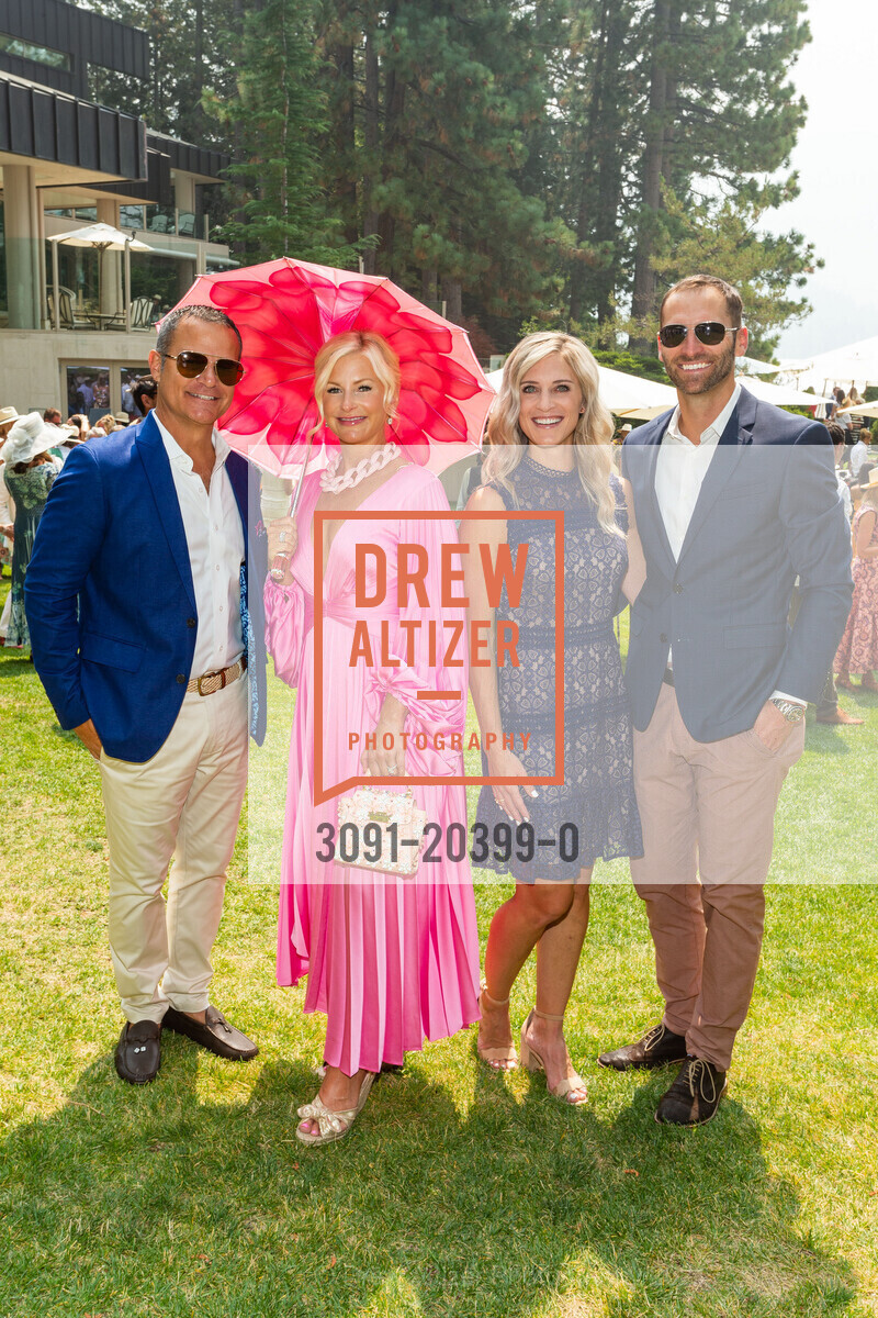 Jim Lee, Katie Lee, Lindsay Hoffbuhr, Cory Hoffbuhr, Saks Fifth Avenue & Oscar de la Renta Fashion Show Benefiting the League to Save Lake Tahoe, Private Residence, August 7th, 2021, Photo #3091-20399-0 Jim Lee, Katie Lee, Lindsay Hoffbuhr, Cory Hoffbuhr, Photo #3091-20399-0
