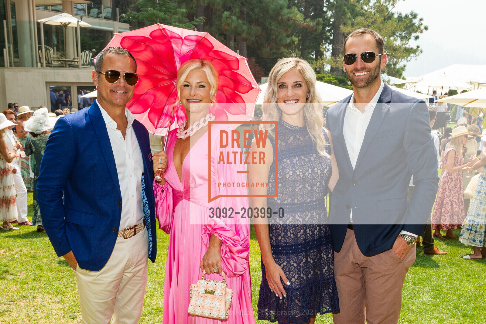 Jim Lee, Katie Lee, Lindsay Hoffbuhr, Cory Hoffbuhr, Saks Fifth Avenue & Oscar de la Renta Fashion Show Benefiting the League to Save Lake Tahoe, Private Residence, August 7th, 2021, Photo #3092-20399-0 Jim Lee, Katie Lee, Lindsay Hoffbuhr, Cory Hoffbuhr, Photo #3092-20399-0