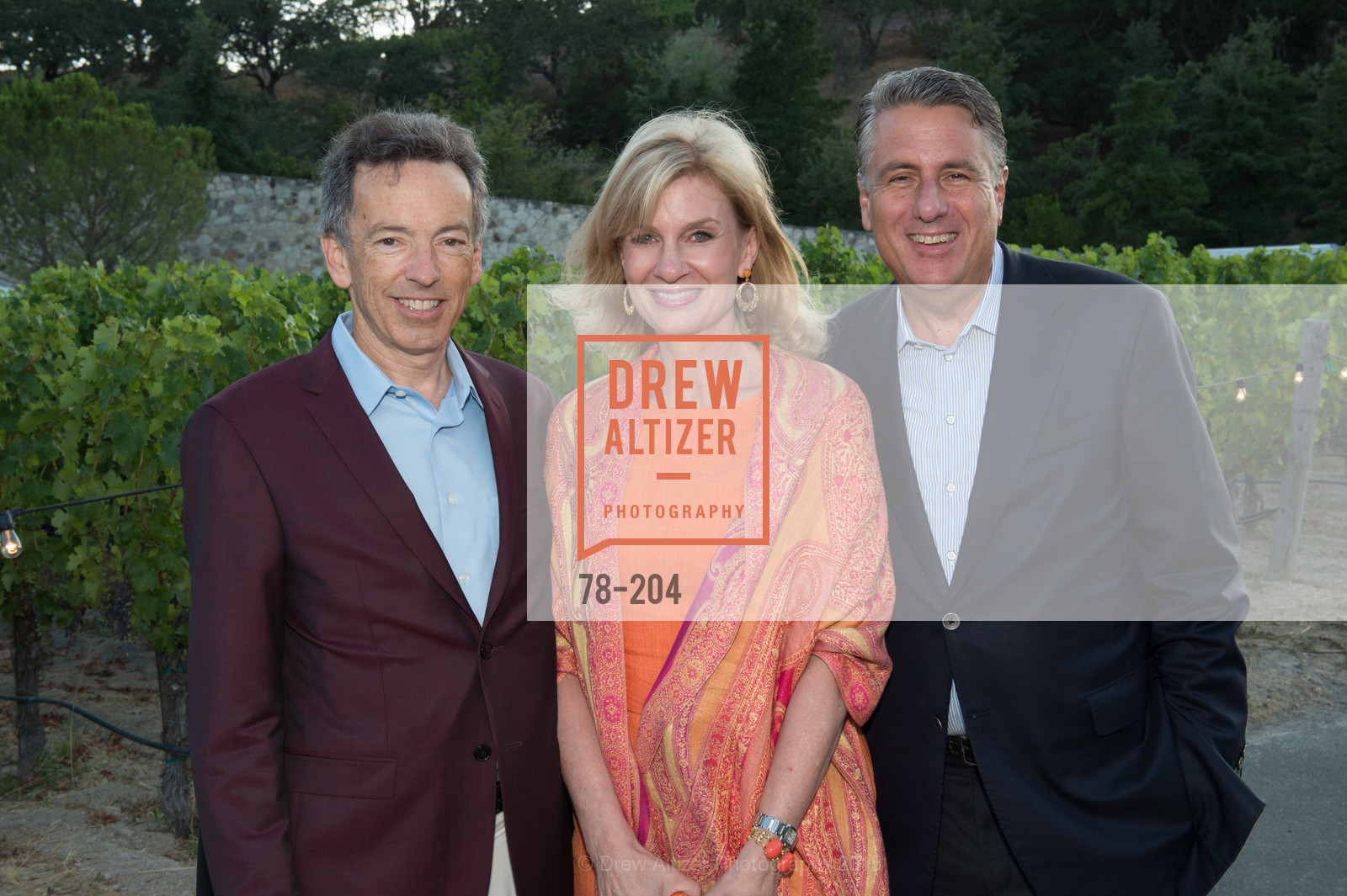 Rick Walker, Karen Walker, David Taub, Festival del Sole Patron Dinner at Quintessa, Quintessa. 1601 Silverado Trail, July 25th, 2015,Drew Altizer, Drew Altizer Photography, full-service agency, private events, San Francisco photographer, photographer california