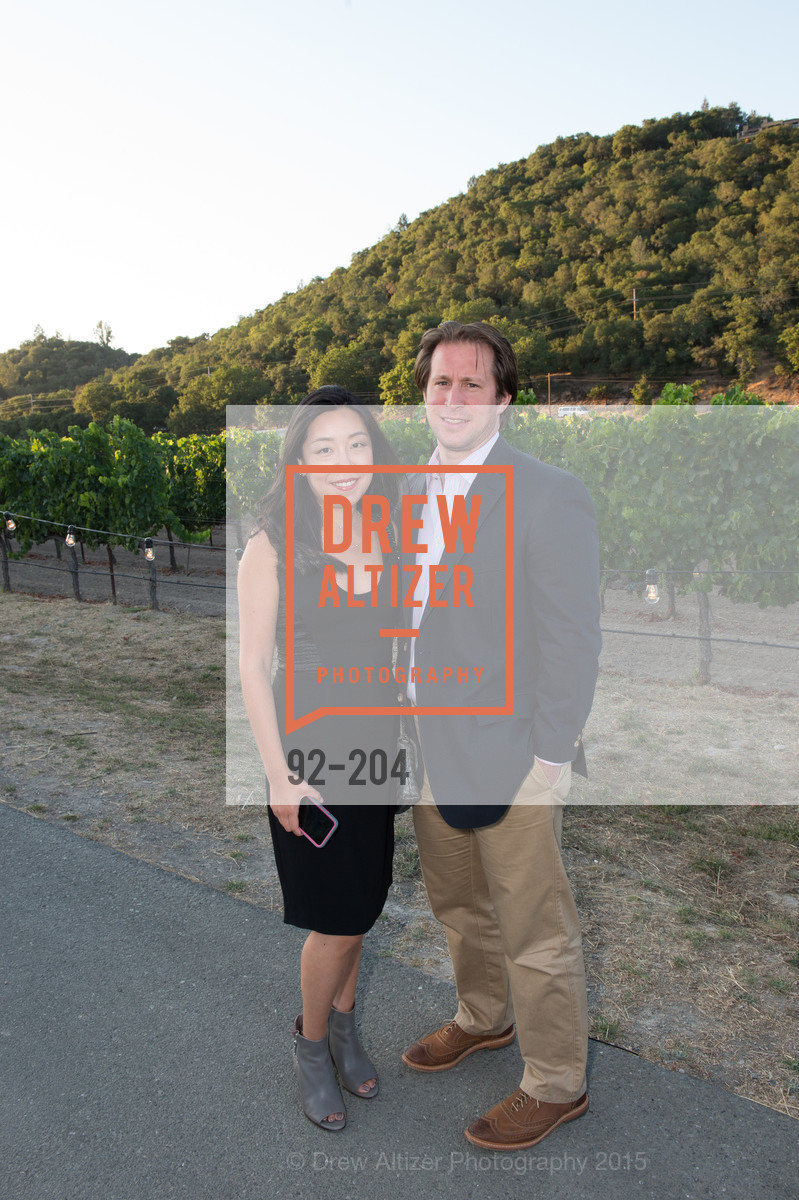 Megan Becker, Scott Becker, Gucci & Vogue Dinner, Quintessa. Quintessa, . 1601 Silverado Trail, July 25th, 2015, Photo #92-204 Megan Becker, Scott Becker, Photo #92-204