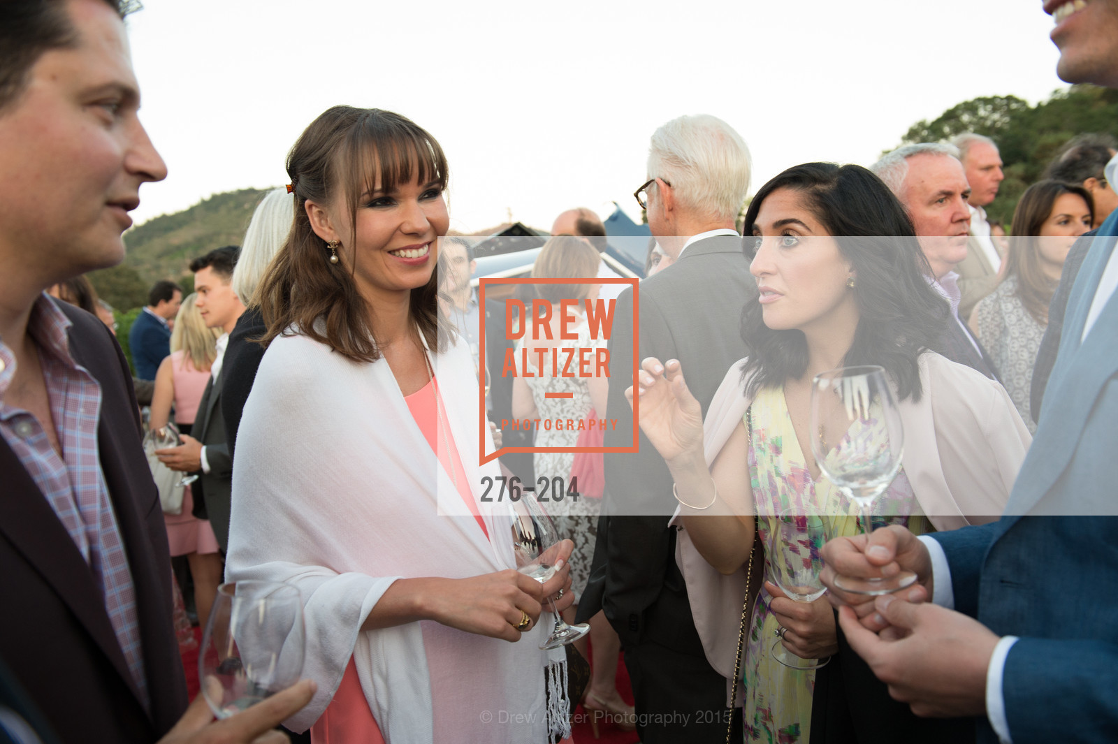Olya Troxel, Angela Longyear, Gucci & Vogue Dinner, Quintessa. Quintessa, . 1601 Silverado Trail, July 25th, 2015, Photo #276-204 Olya Troxel, Angela Longyear, Photo #276-204