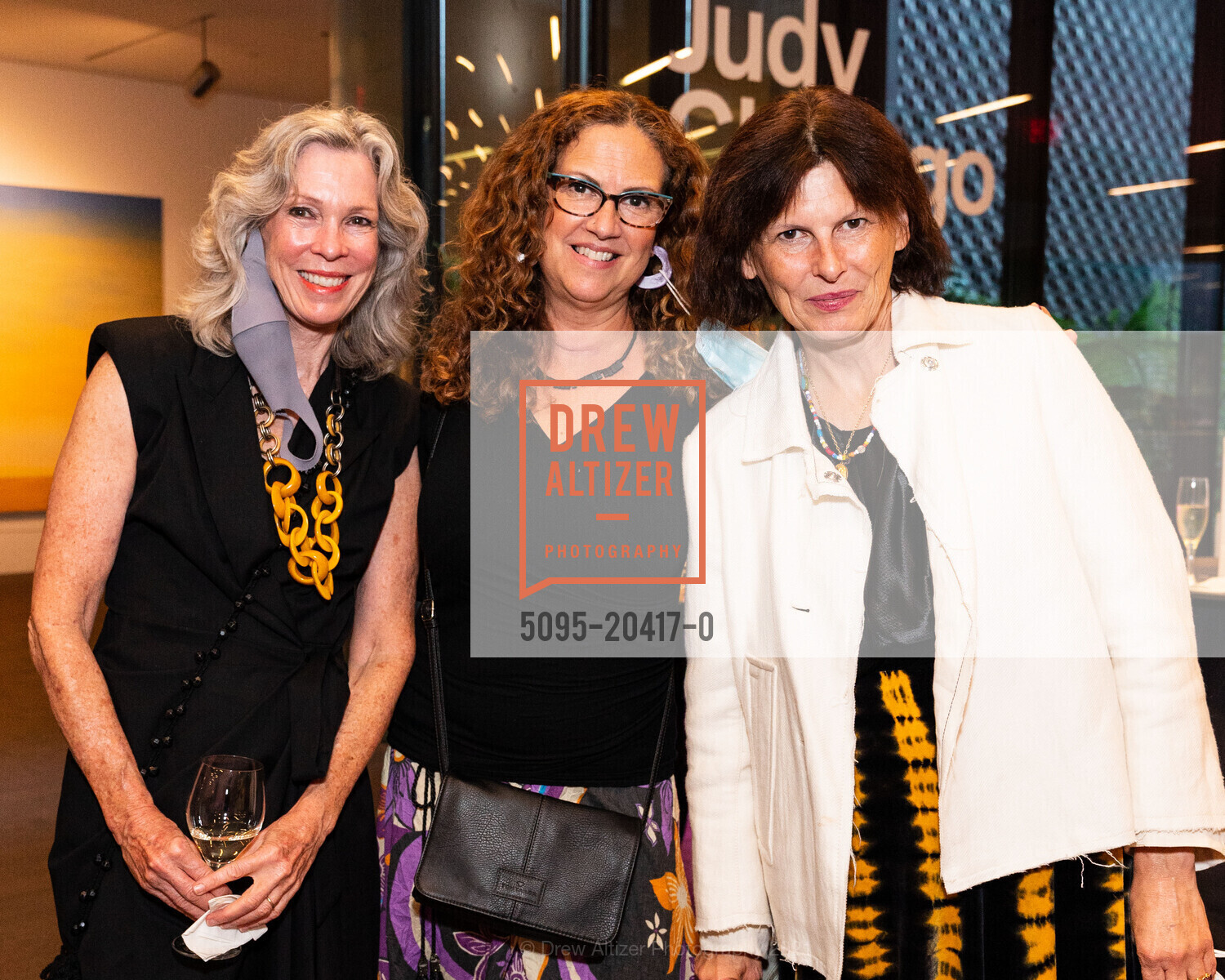 Kitty Morgan, Yara Cluver, CD Campbell, FAMSF Hosts Donor Opening Preview: Judy Chicago, de Young Museum. 50 Hagiwara Tea Garden Dr, August 26th, 2021, Photo #5095-20417-0 Kitty Morgan, Yara Cluver, CD Campbell, Photo #5095-20417-0