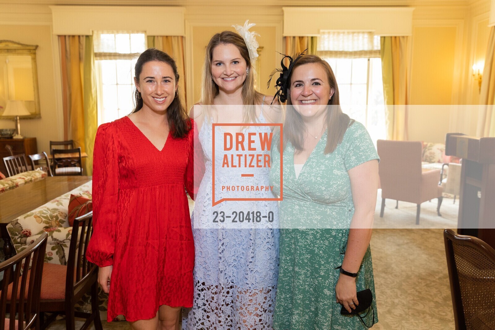 Devon Hoppe, Meghan Doherty, Evanne Ushman, Spinsters of SF Hosts New Member Tea, Private, Photo #23-20418-0 Devon Hoppe, Meghan Doherty, Evanne Ushman, Photo #23-20418-0
