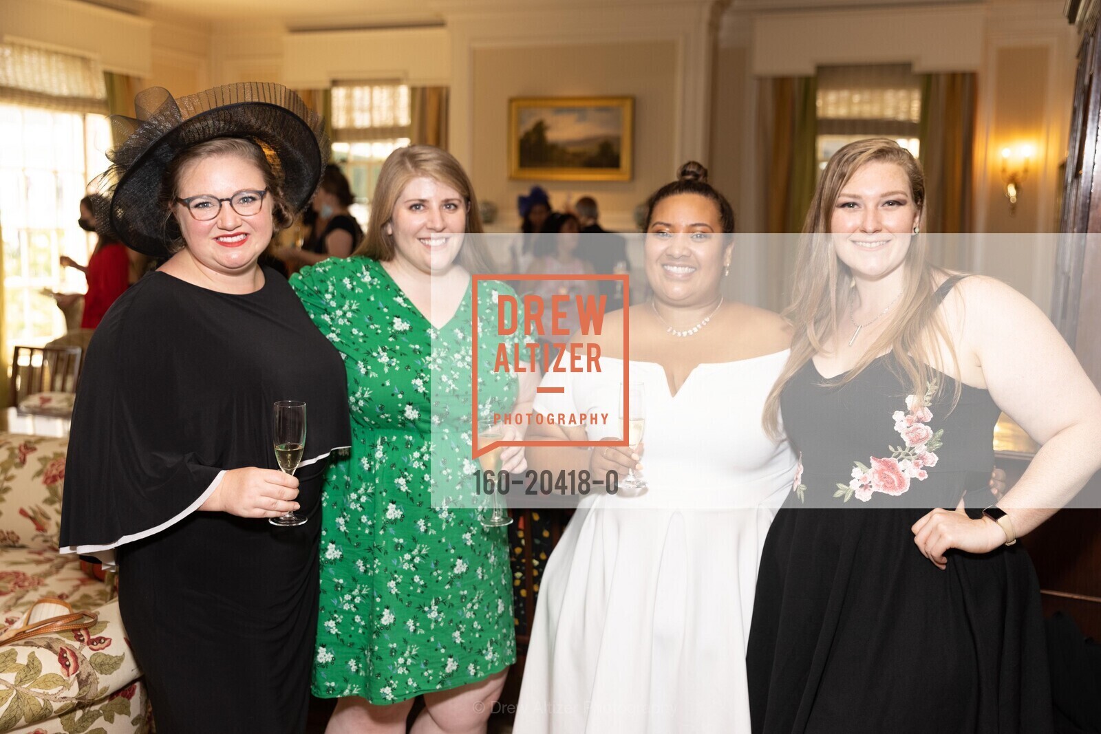 Amber Zeise, Skylar Hanna, Jamie Vado, Stephanie Mitchell, Spinsters of SF Hosts New Member Tea, Private, Photo #160-20418-0 Amber Zeise, Skylar Hanna, Jamie Vado, Stephanie Mitchell, Photo #160-20418-0