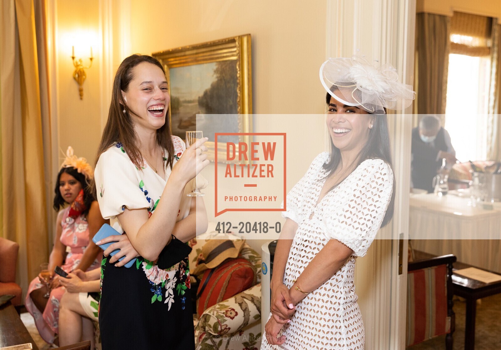 Gabrielle Gupta, Brianna Rivera, Spinsters of SF Hosts New Member Tea, Private, Photo #412-20418-0 Gabrielle Gupta, Brianna Rivera, Photo #412-20418-0