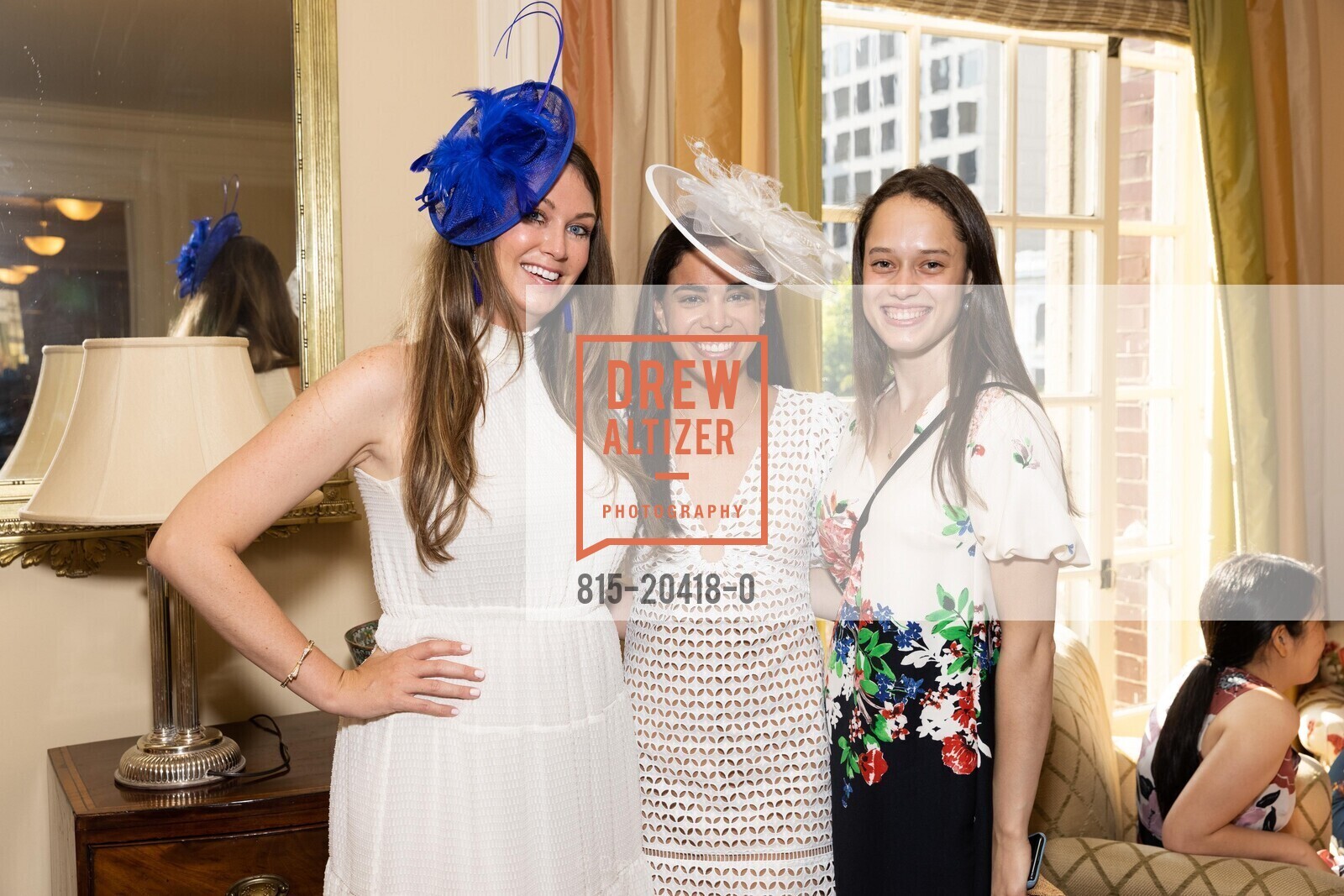 Tiffany Lentz, Brianna Rivera, Gabrielle Gupta, Spinsters of SF Hosts New Member Tea, Private, Photo #815-20418-0 Tiffany Lentz, Brianna Rivera, Gabrielle Gupta, Photo #815-20418-0