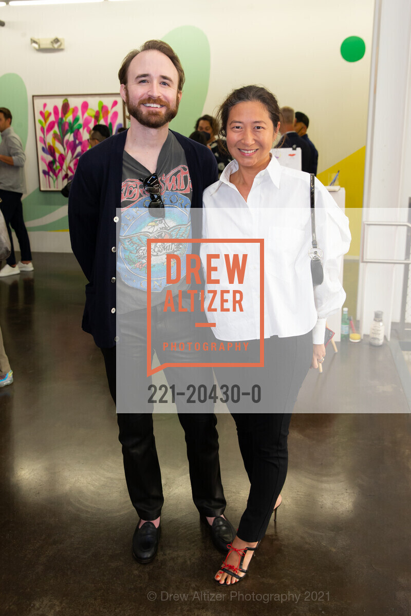 Andrew Litjens, Grace Cha, Sotheby's hosts The Future is Back, Fusedspace. 1401 16th Street, September 14th, 2021, Photo #221-20430-0 Andrew Litjens, Grace Cha, Photo #221-20430-0