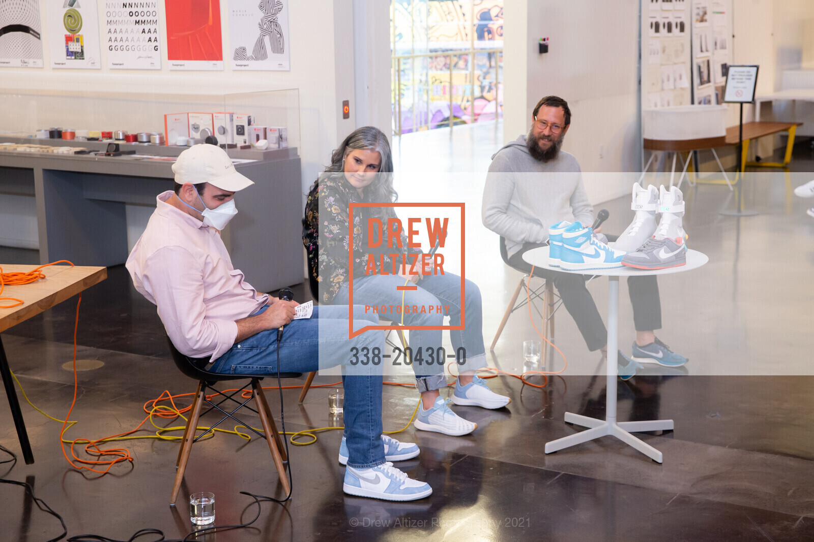 Brahm Wachter, Tiffany Beers, Ben Shaffer, Sotheby's hosts The Future is Back, Fusedspace. 1401 16th Street, September 14th, 2021, Photo #338-20430-0 Brahm Wachter, Tiffany Beers, Ben Shaffer, Photo #338-20430-0