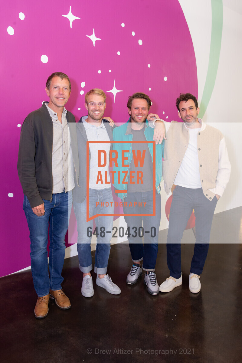 Mark Lovas, Eric Hutchinson, Mike Maher, MIchael Preysman, Sotheby's hosts The Future is Back, Fusedspace. 1401 16th Street, September 14th, 2021, Photo #648-20430-0 Mark Lovas, Eric Hutchinson, Mike Maher, MIchael Preysman, Photo #648-20430-0