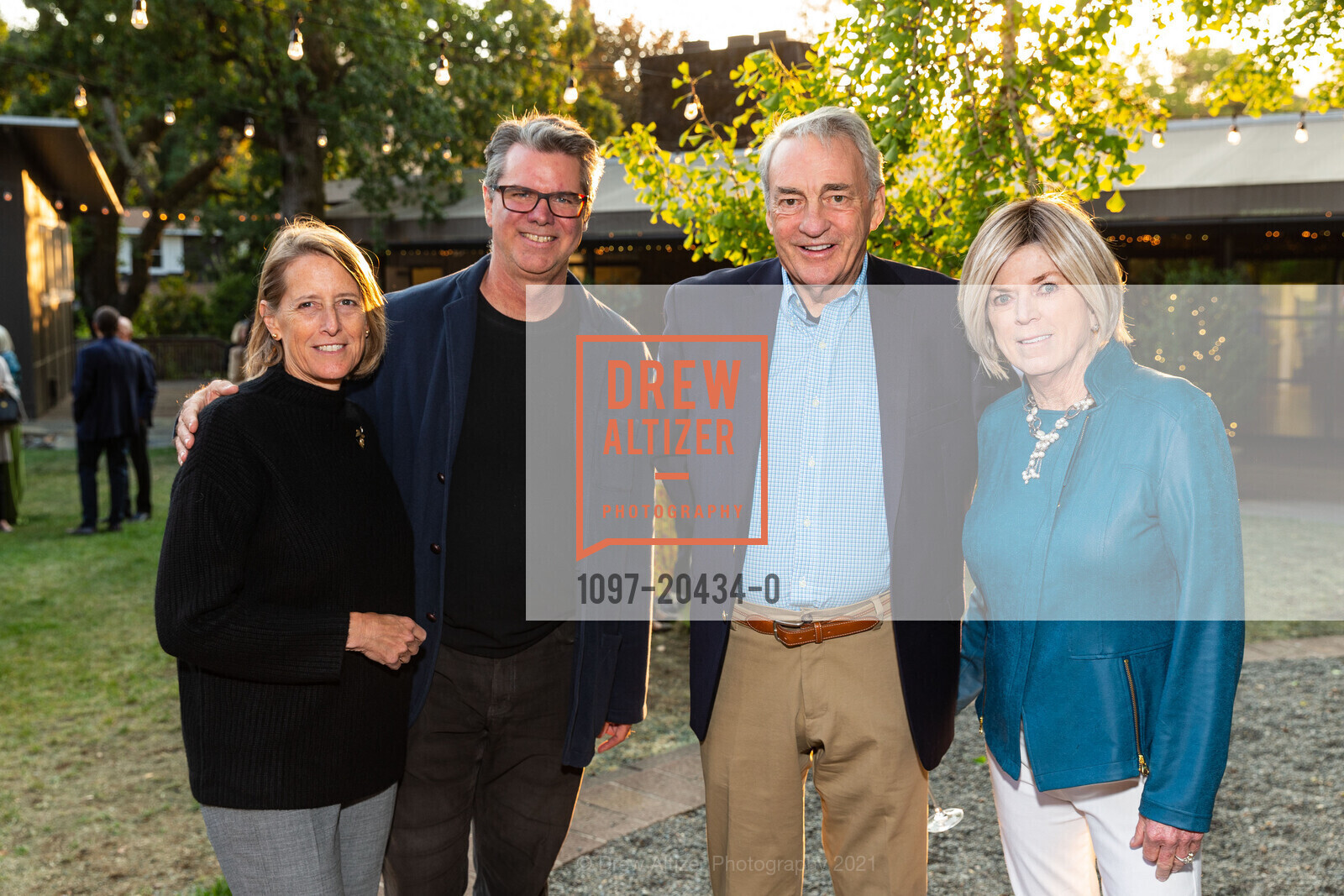 Jessica Fairchild, Kai Broms, Wallace Lourdeaux, Roseanna Lourdeaux, Marin Art and Garden Center's 2021 Harvest Dinner, Marin Art and Garden Center. 30 Sir Francis Drake Blvd, September 17th, 2021, Photo #1097-20434-0 Jessica Fairchild, Kai Broms, Wallace Lourdeaux, Roseanna Lourdeaux, Photo #1097-20434-0