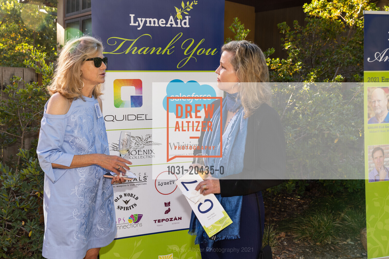 Susan Strehlow, Karen Malik, LymeAid Benefiting The Bay Area Lyme Foundation, Private Residence, September 18th, 2021, Photo #1031-20435-0 Susan Strehlow, Karen Malik, Photo #1031-20435-0