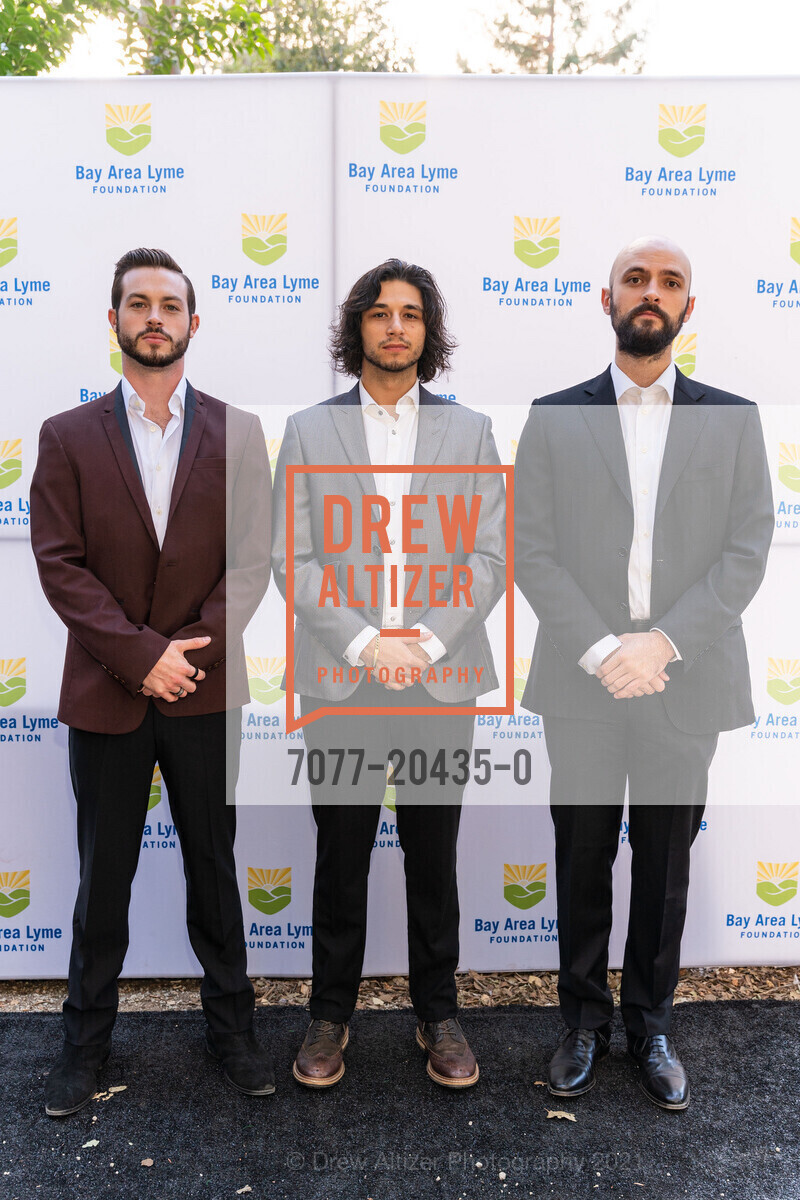 Wyatt Giampa, Jonathan Fortis, Sean Morgenthaler, LymeAid Benefiting The Bay Area Lyme Foundation, Private Residence, September 18th, 2021, Photo #7077-20435-0 Wyatt Giampa, Jonathan Fortis, Sean Morgenthaler, Photo #7077-20435-0