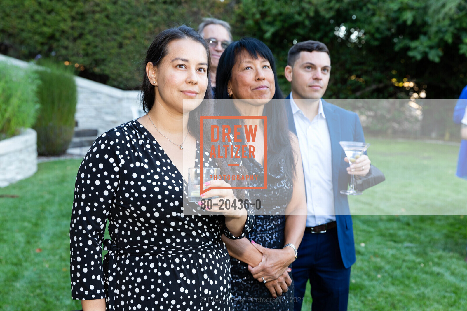 Sarah Murphy, Nadine Tevis, Ted Merendino, San Jose Museum of Art Gala Watch Parties 2021!, Private Residence, September 18th, 2021, Photo #80-20436-0 Sarah Murphy, Nadine Tevis, Ted Merendino, Photo #80-20436-0