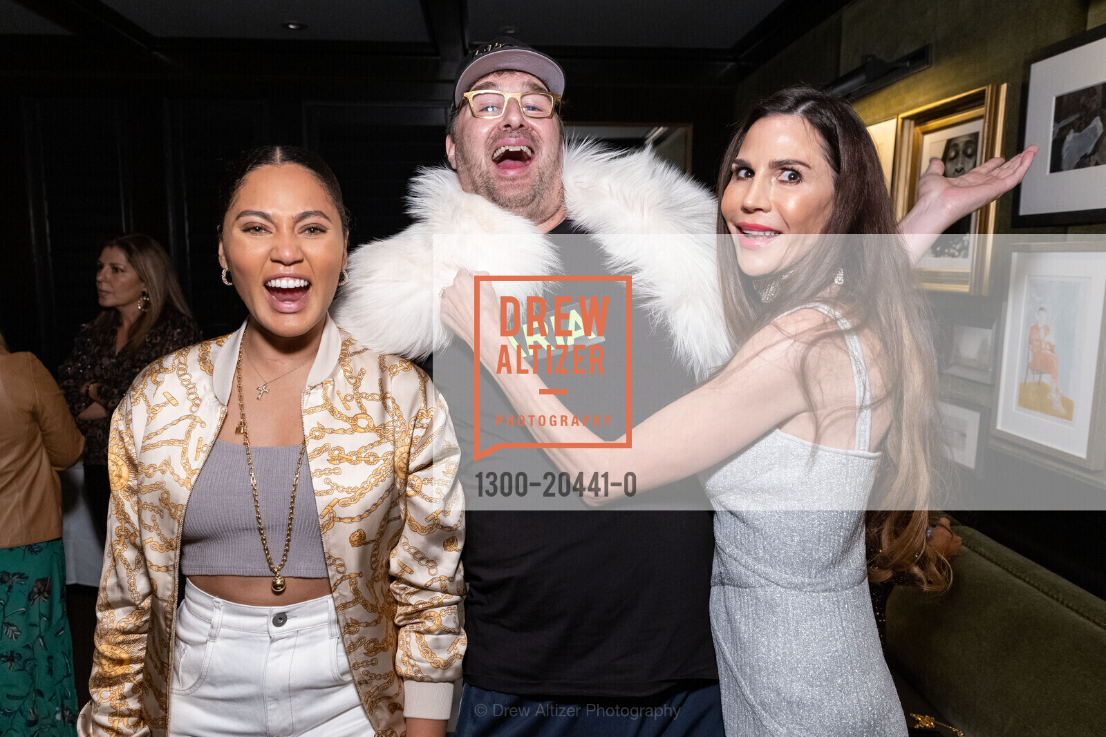 Ayesha Curry, Phil Hellmuth, Nicole Lacob, Selby's Hosts Champagne & Caviar, Selby's. 3001 El Camino Real, Photo #1300-20441-0 Ayesha Curry, Phil Hellmuth, Nicole Lacob, Photo #1300-20441-0