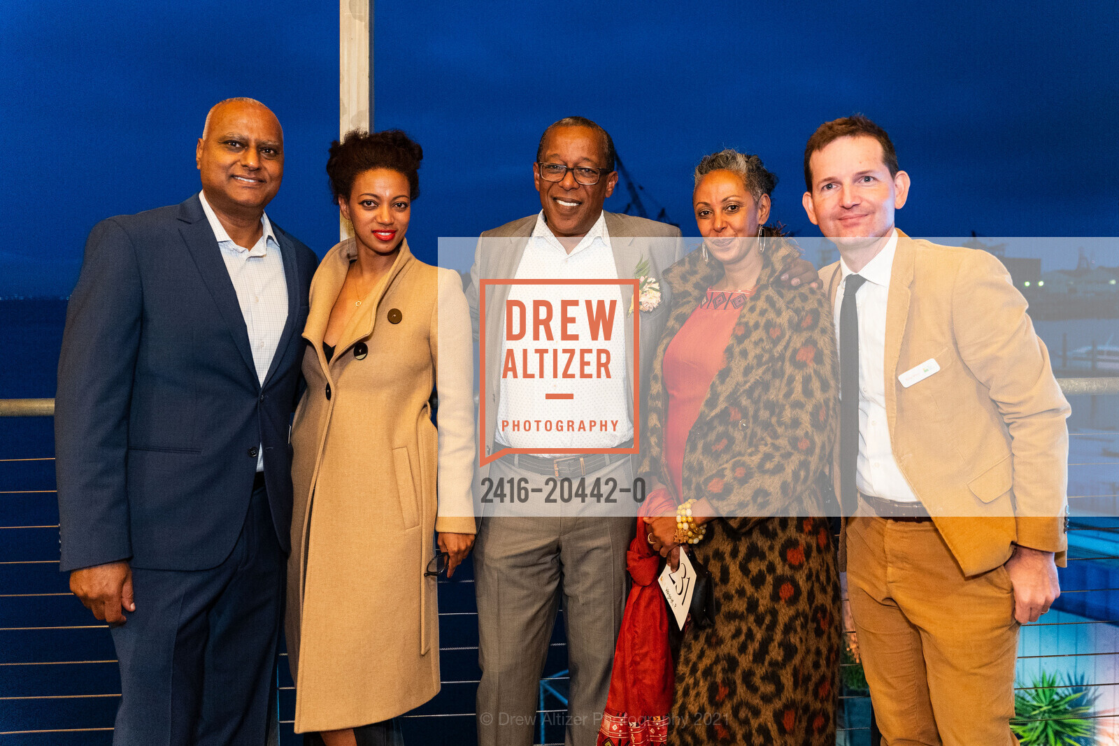 Andy Kifle, Tsedey Seifu, Brook Mebrahtu, Philip Winn, Party For The Parks, Mission Rock Resort. 817 Terry A Francois Blvd, September 25th, 2021, Photo #2416-20442-0 Andy Kifle, Tsedey Seifu, Brook Mebrahtu, Philip Winn, Photo #2416-20442-0