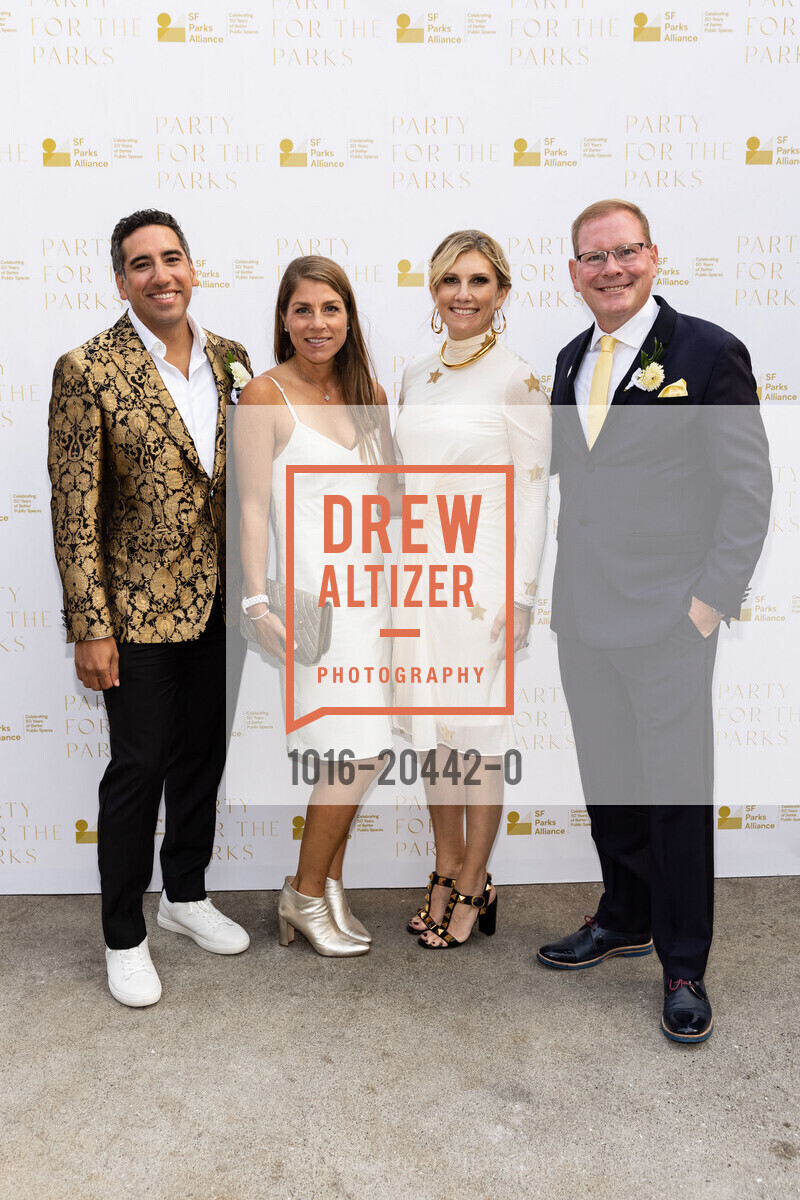 Michael Ramirez, Laurie Hanna Carrade, Sarah Gallo, Brian Baker, Party For The Parks, Mission Rock Resort. 817 Terry A Francois Blvd, Photo #1016-20442-0 Michael Ramirez, Laurie Hanna Carrade, Sarah Gallo, Brian Baker, Photo #1016-20442-0