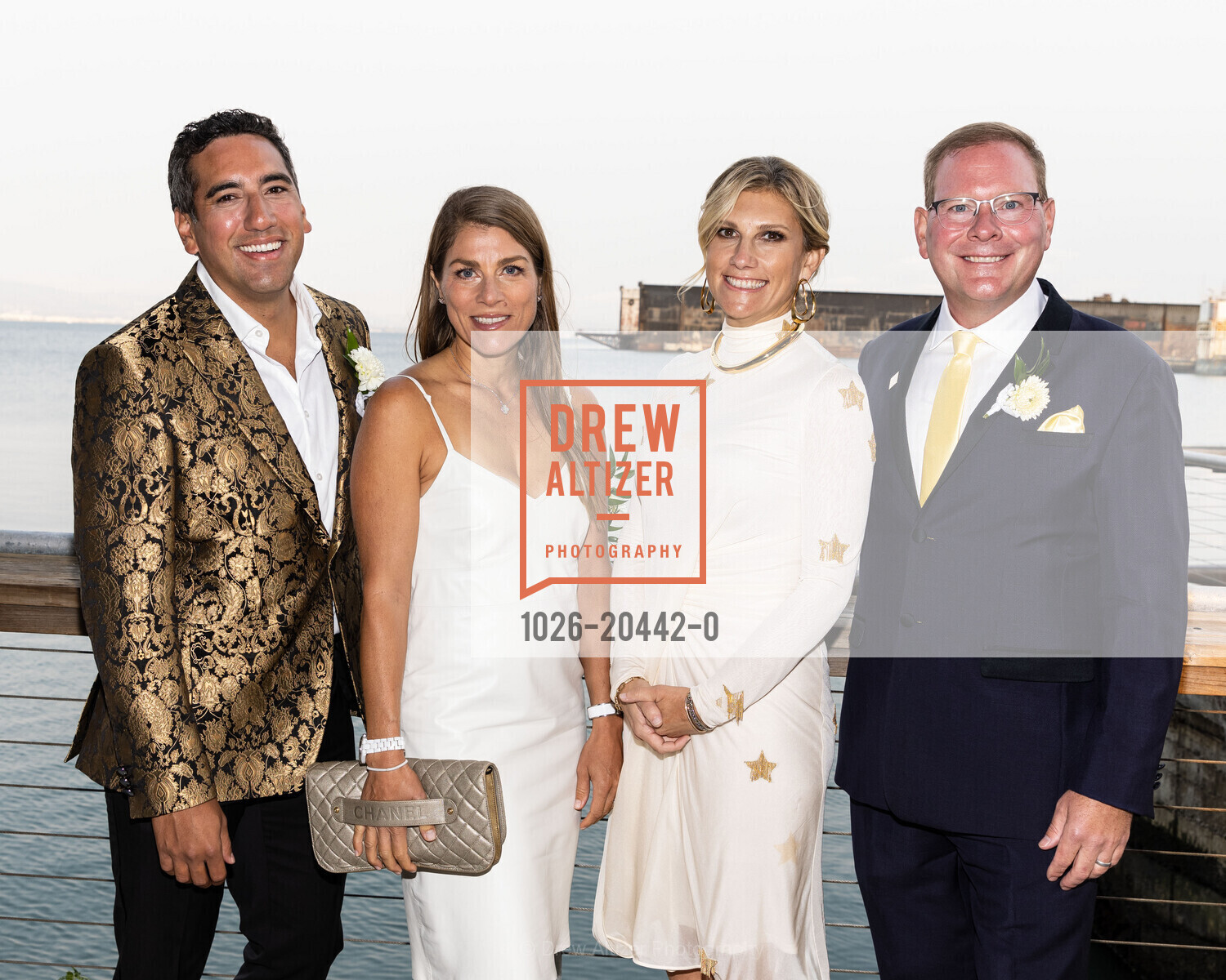 Michael Ramirez, Laurie Hanna Carrade, Sarah Gallo, Brian Baker, Party For The Parks, Mission Rock Resort. 817 Terry A Francois Blvd, Photo #1026-20442-0 Michael Ramirez, Laurie Hanna Carrade, Sarah Gallo, Brian Baker, Photo #1026-20442-0
