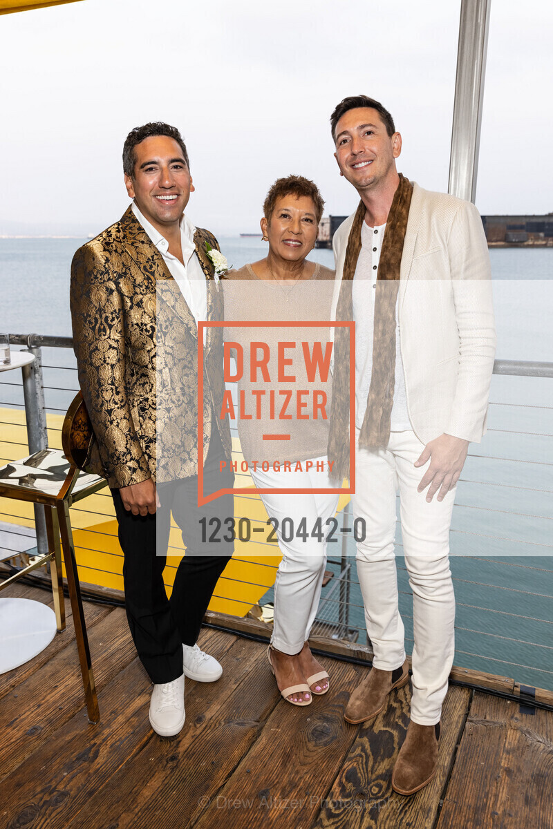 Michael Ramirez, Isabel Waters, Joel Giullian, Party For The Parks, Mission Rock Resort. 817 Terry A Francois Blvd, Photo #1230-20442-0 Michael Ramirez, Isabel Waters, Joel Giullian, Photo #1230-20442-0