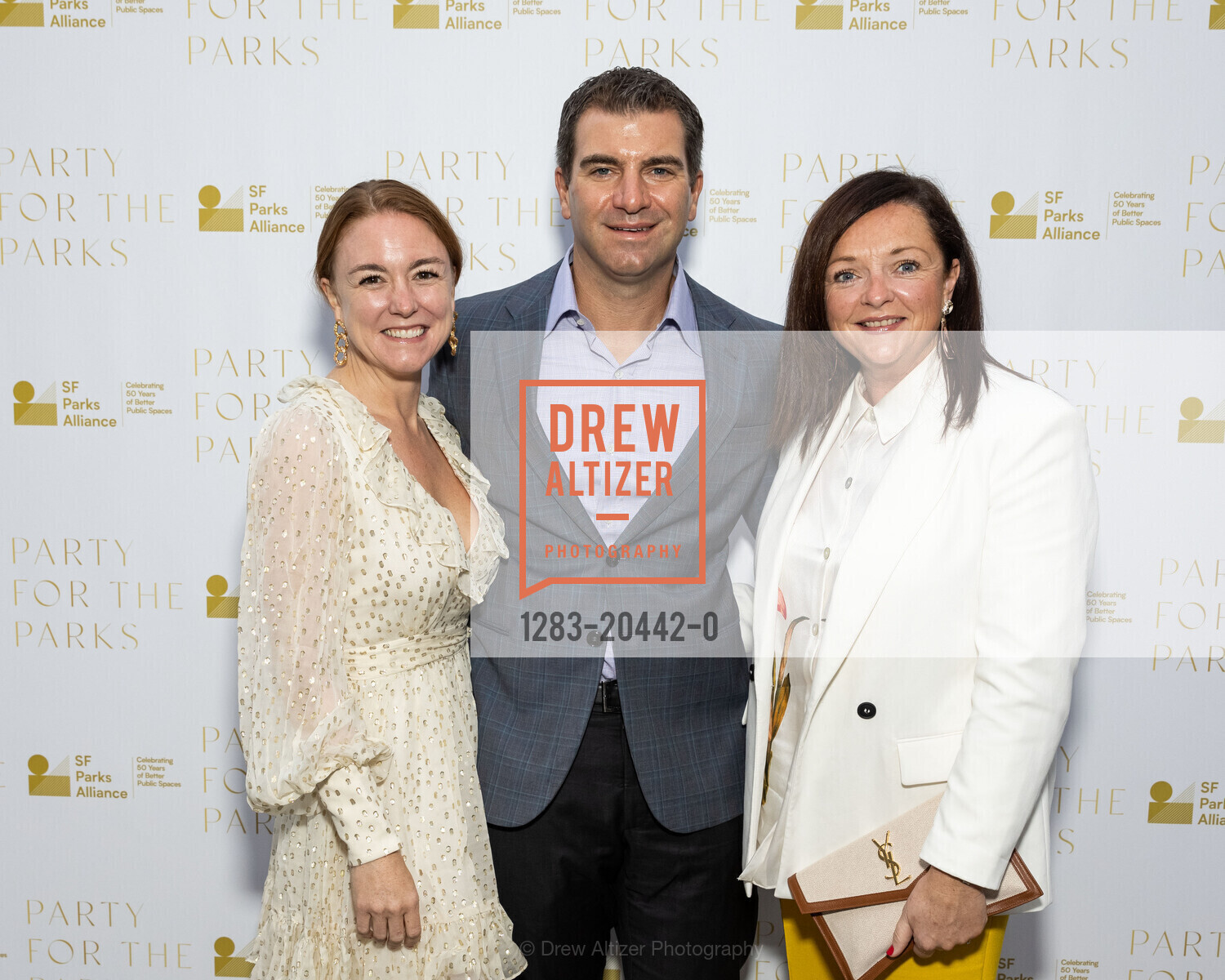 Alexandra Mallegni, Dan Mallegni, Caroline Ring, Party For The Parks, Mission Rock Resort. 817 Terry A Francois Blvd, Photo #1283-20442-0 Alexandra Mallegni, Dan Mallegni, Caroline Ring, Photo #1283-20442-0