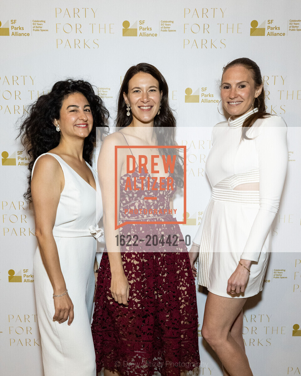 Ani Tajirian, Katherine Clary, Rebecca Skrak, Party For The Parks, Mission Rock Resort. 817 Terry A Francois Blvd, Photo #1622-20442-0 Ani Tajirian, Katherine Clary, Rebecca Skrak, Photo #1622-20442-0