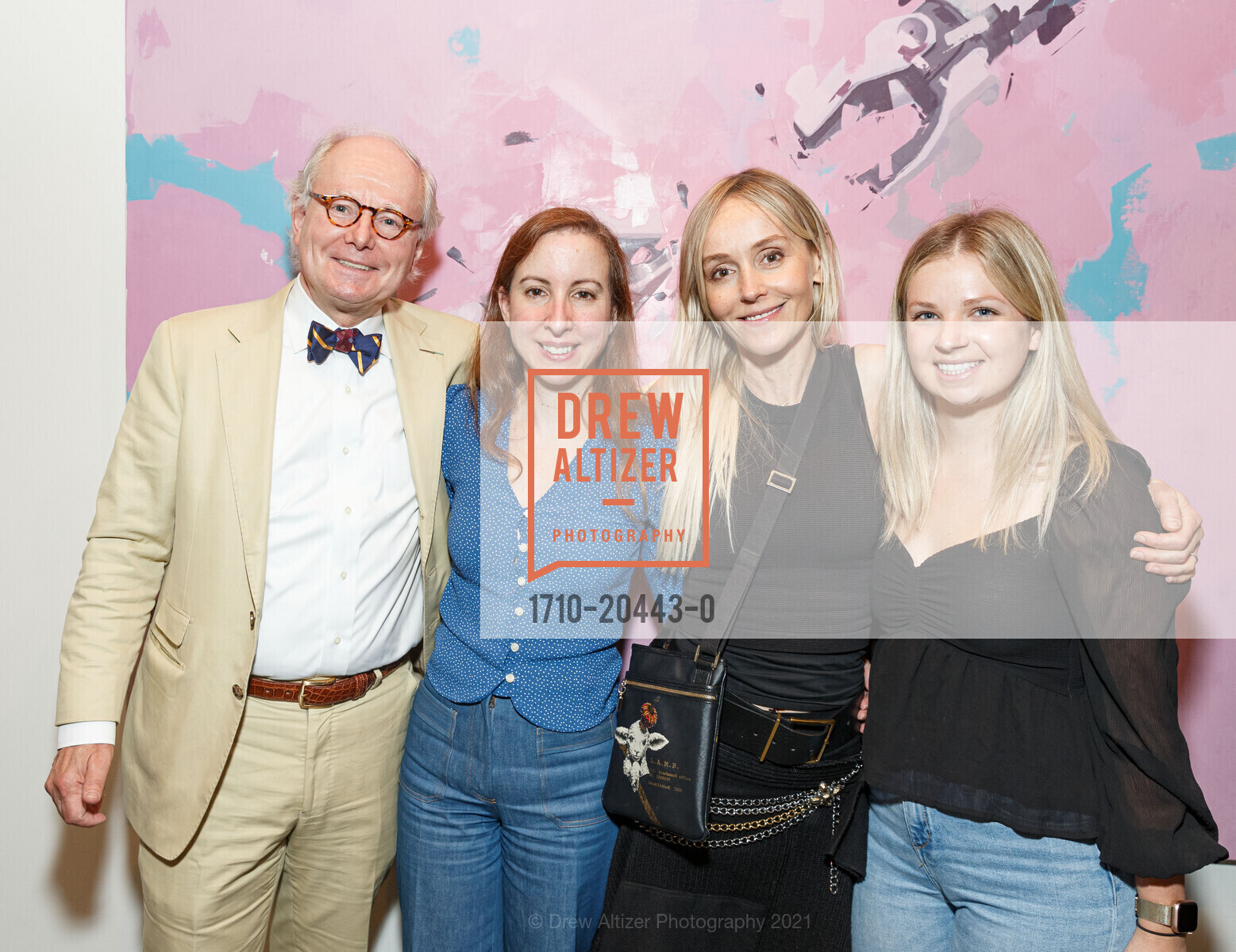 Martin Muller, Danielle Beaulieu, Agnieszka Pilat, Lexi Paulson, Agnieszka Pilat Opening Show at Modernism West, Foreign Cinema. 2534 Mission St, September 23rd, 2021, Photo #1710-20443-0 Martin Muller, Danielle Beaulieu, Agnieszka Pilat, Lexi Paulson, Photo #1710-20443-0