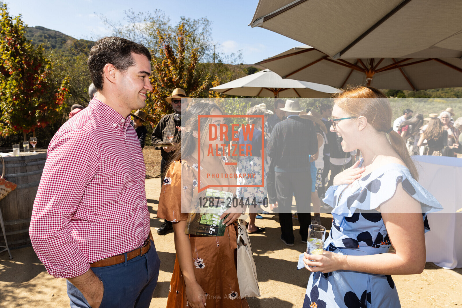 Justin Vogel, Kimmy Phan, Andrea Partridge, ODC's Fall For Art at McEvoy Ranch, McEvoy Ranch. 5935 Red Hill Rd, September 26th, 2021, Photo #1287-20444-0 Justin Vogel, Kimmy Phan, Andrea Partridge, Photo #1287-20444-0