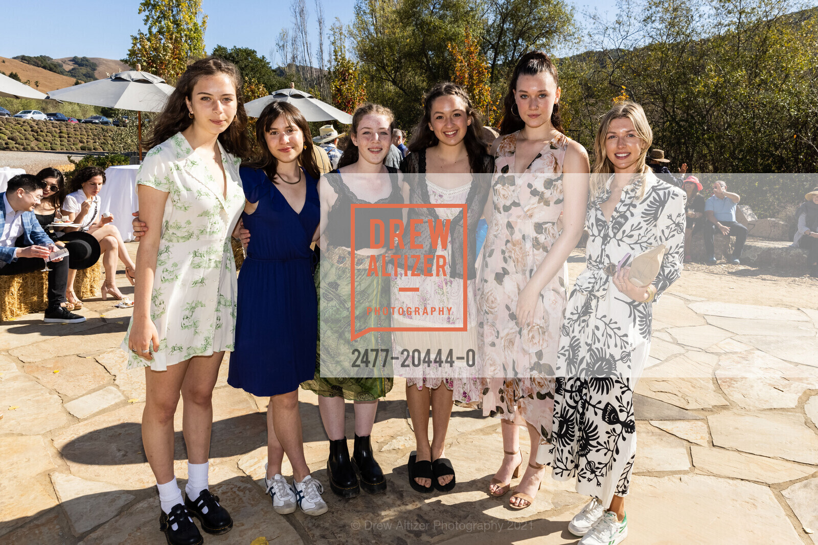 Lilo Martini, Noa Lowenger, Amali Hart, Kiko Tellis, Angelina O'Connor, Anna Boyer, ODC's Fall For Art at McEvoy Ranch, McEvoy Ranch. 5935 Red Hill Rd, September 26th, 2021, Photo #2477-20444-0 Lilo Martini, Noa Lowenger, Amali Hart, Kiko Tellis, Angelina O'Connor, Anna Boyer, Photo #2477-20444-0